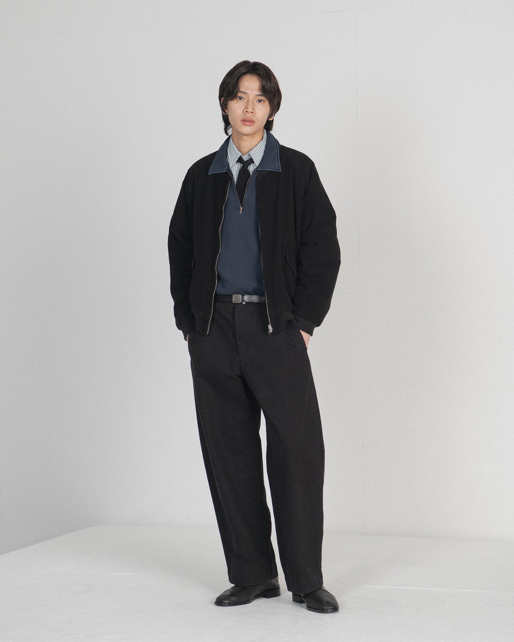 Brownyard - Reversible Moleskin Blouson (Black) product image 2 | TRAB K-Fashion Australia