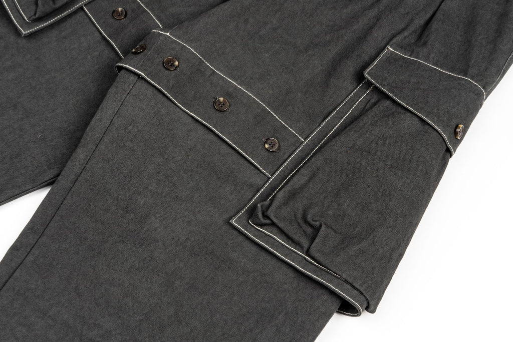 Ioedle - Assembled Cargo Pants With Screws Loosened (Charcoal) product image 7 | TRAB K-Fashion Australia