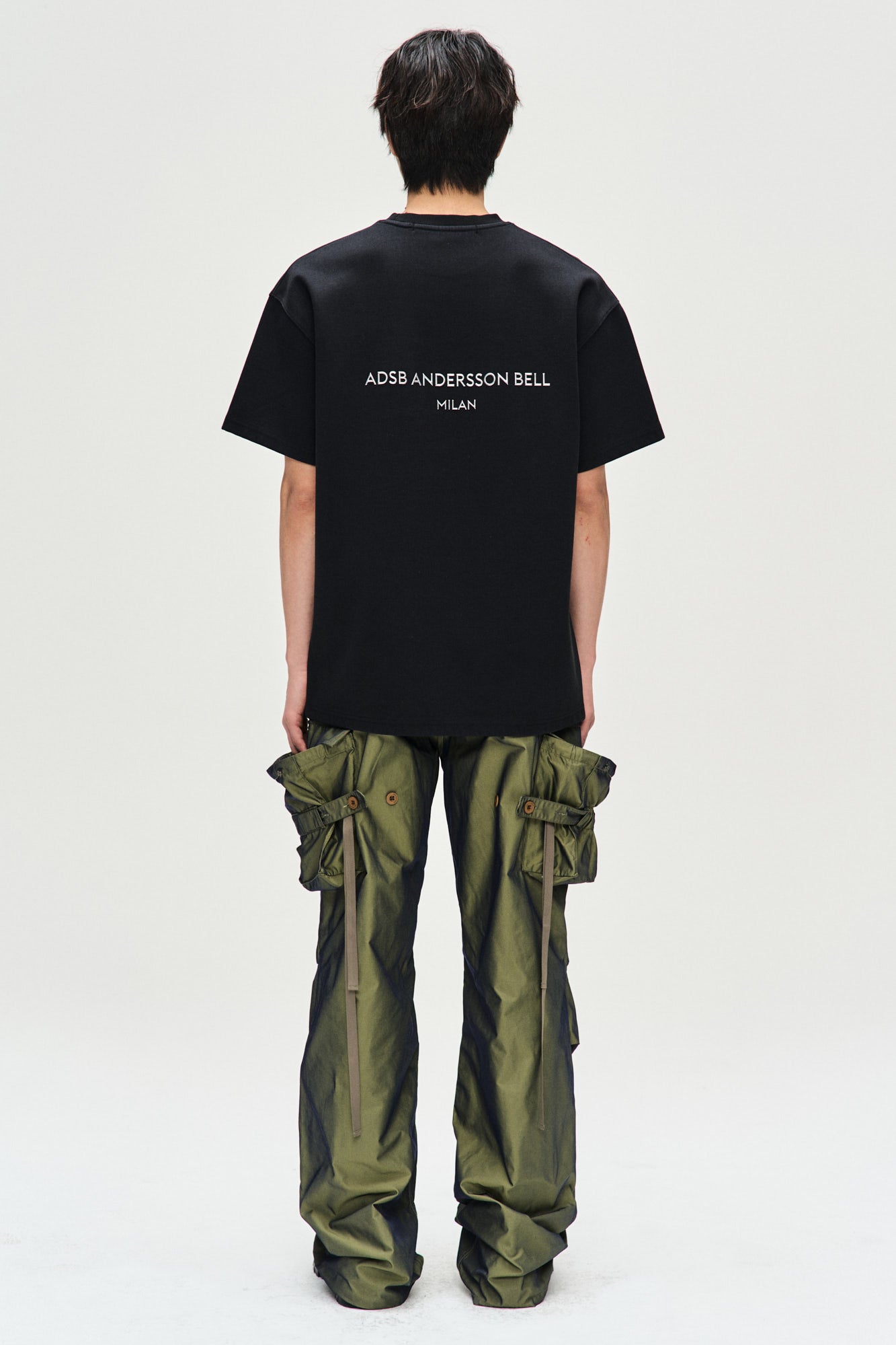 Andersson Bell - Unisex Stool Patch Logo T-Shirts (Black) product image 3 | TRAB K-Fashion Australia