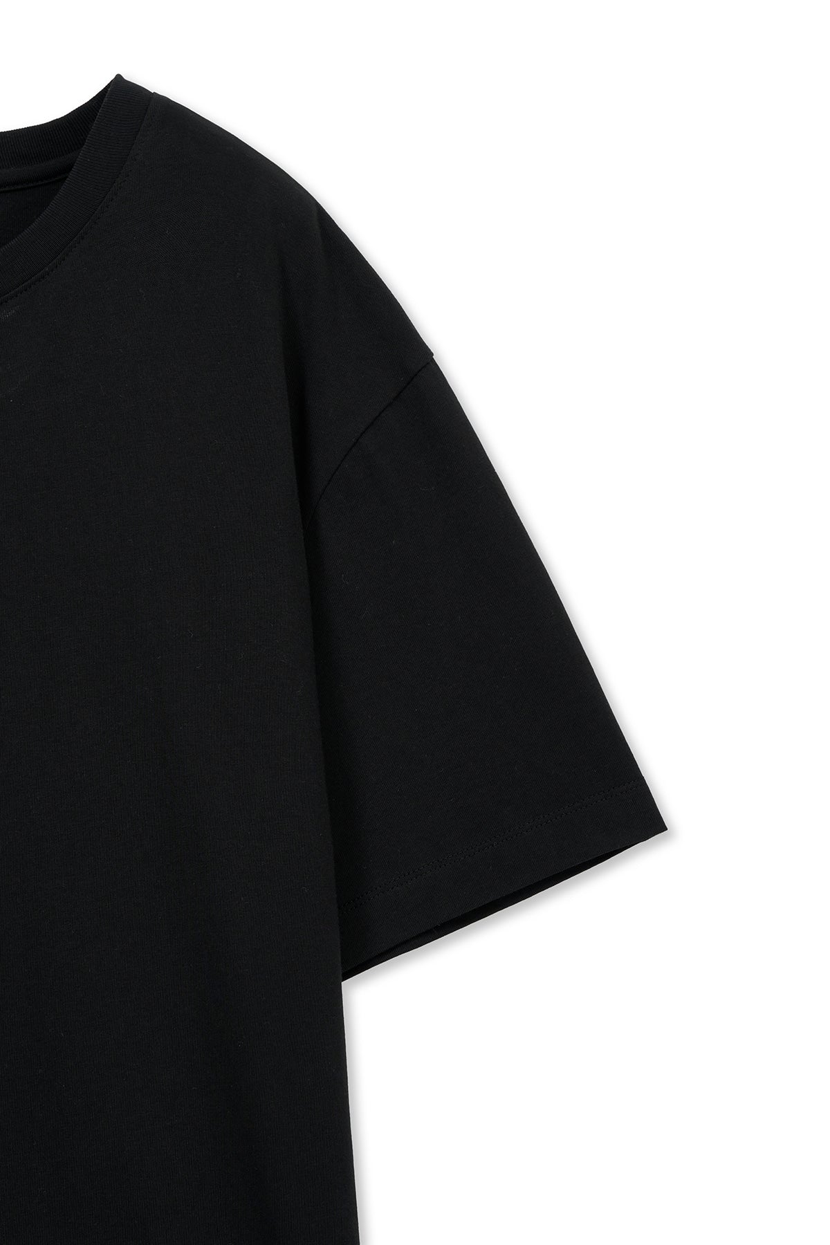 Matin Kim - Label Point Lettering Top (Black) product image 4 | TRAB K-Fashion Australia