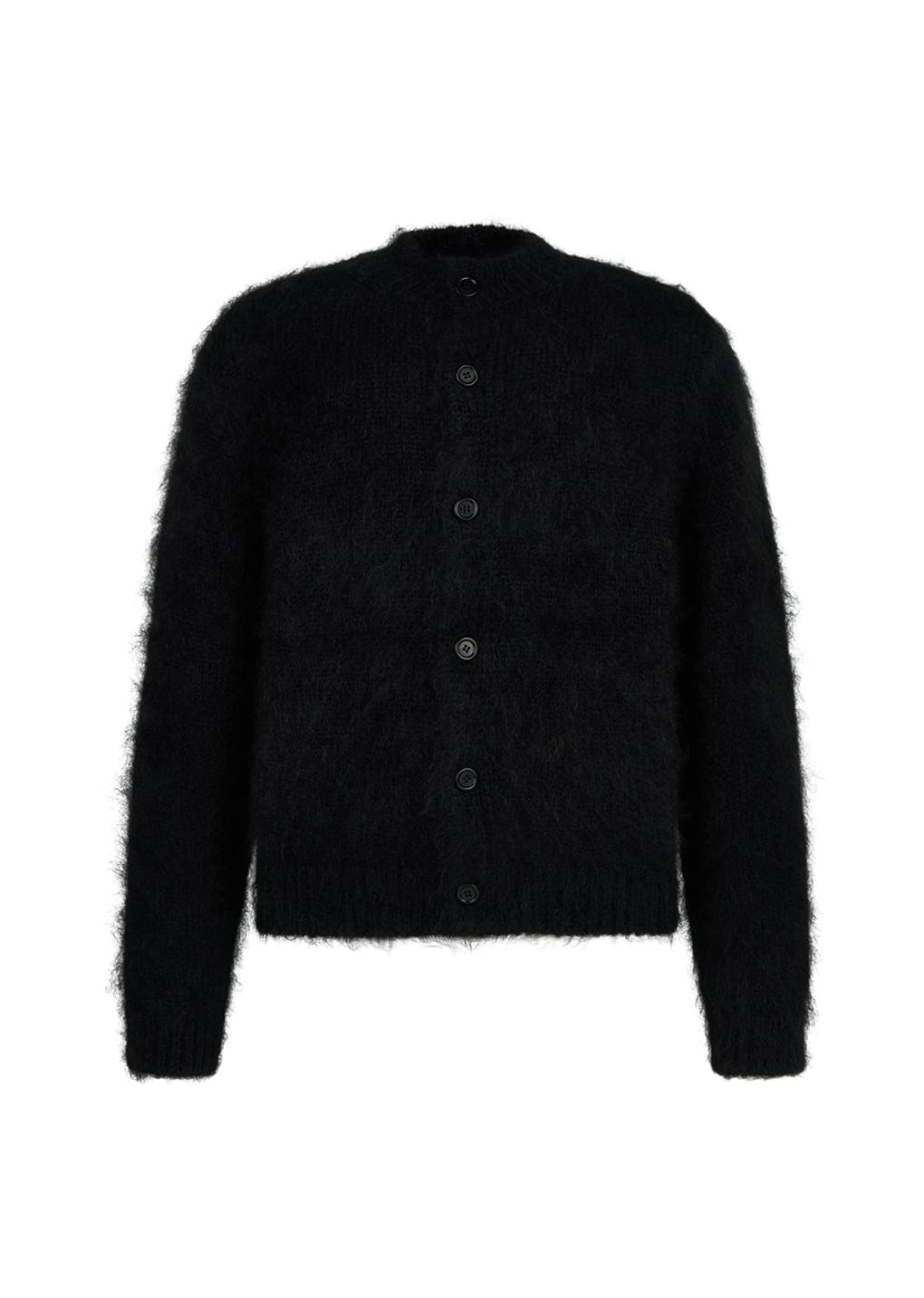 Amomento - men's mohair bulky cardigan (Black) product image 15 | TRAB K-Fashion Australia
