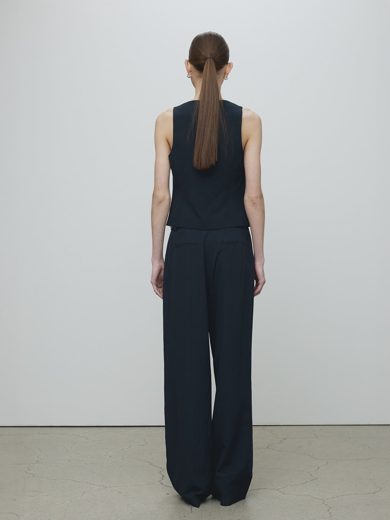 Tonywack - Linen Tailored Vest (Navy) product image 3 | TRAB K-Fashion Australia