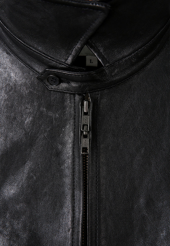 Art if acts - Vegetable Leather Swing Jacket (Black) product image 11 | TRAB K-Fashion Australia