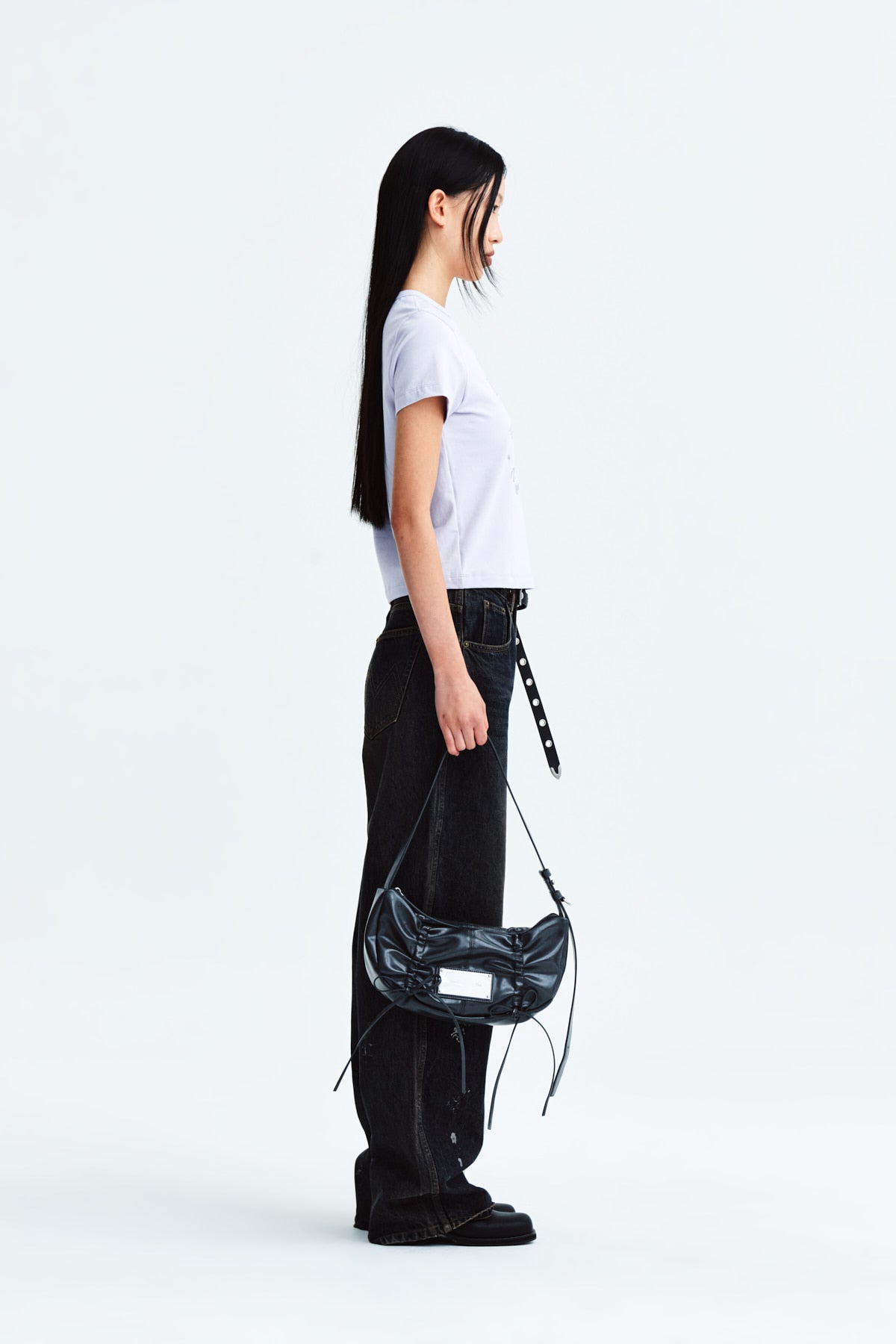 Matin Kim - Glow Printing Crop Top (Lilac) product image 7 | TRAB K-Fashion Australia