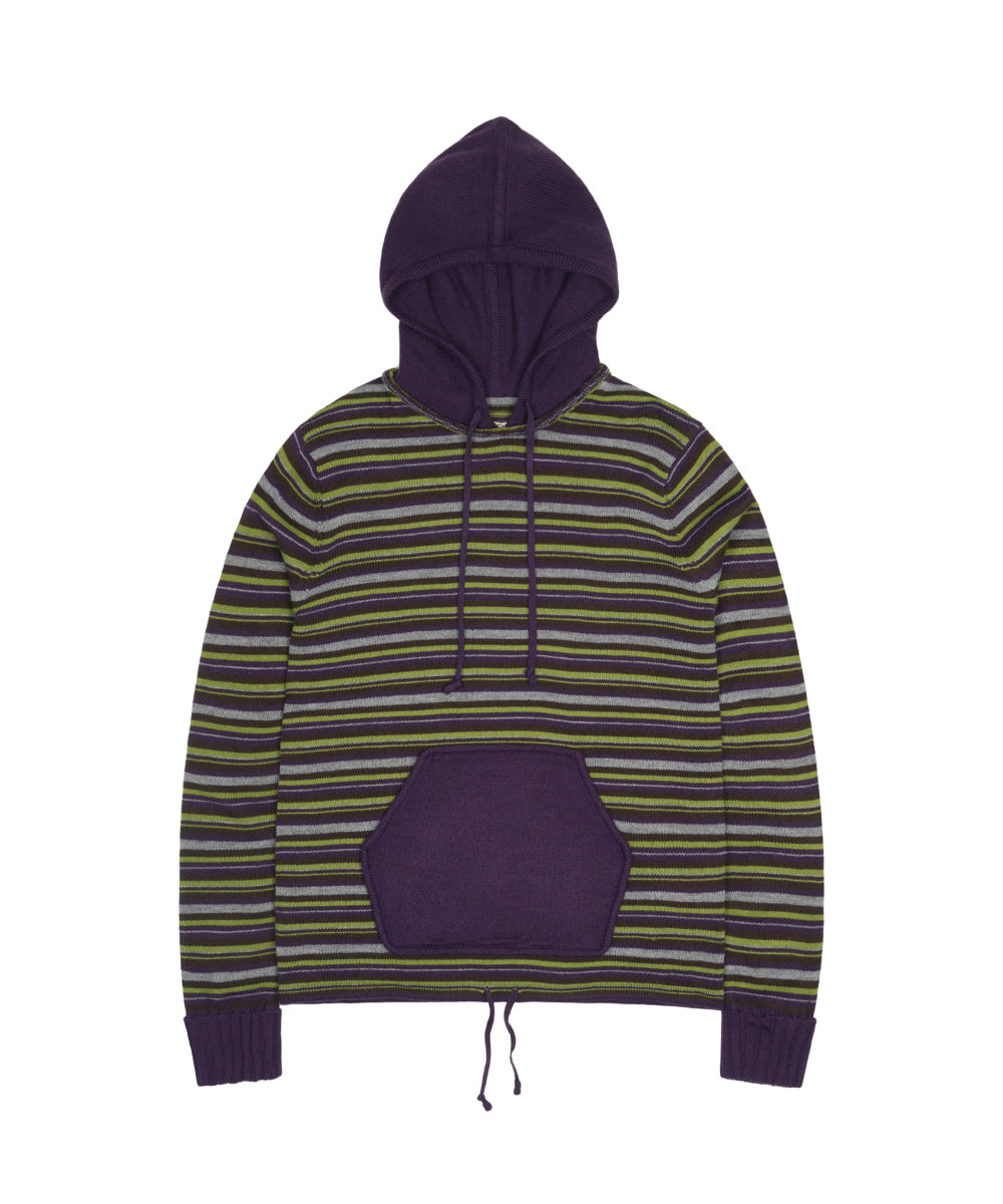 Coyseio - Stripe Knit Hoodie (Purple) product image 13 | TRAB K-Fashion Australia