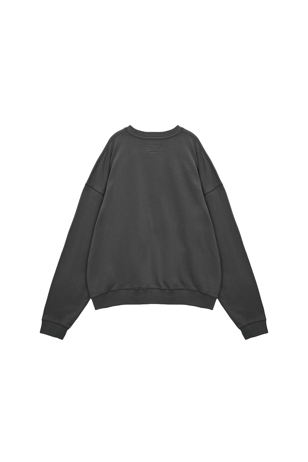 Matin Kim - Stitch Label Sweatshirt (Charcoal) product image 2 | TRAB K-Fashion Australia