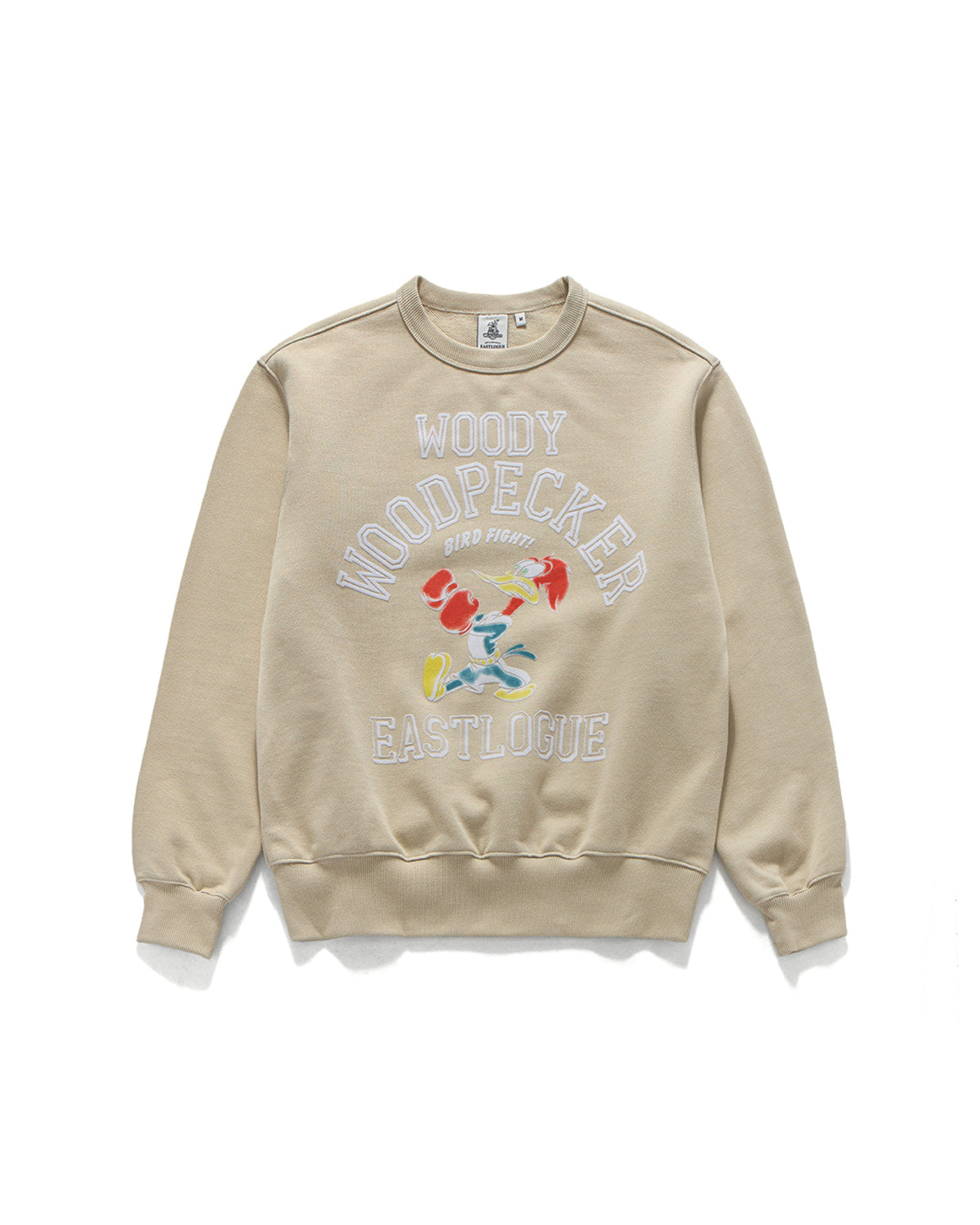 Eastlogue - Flocking Fight Woody Sweatshirt (Cream) product image 1 | TRAB K-Fashion Australia