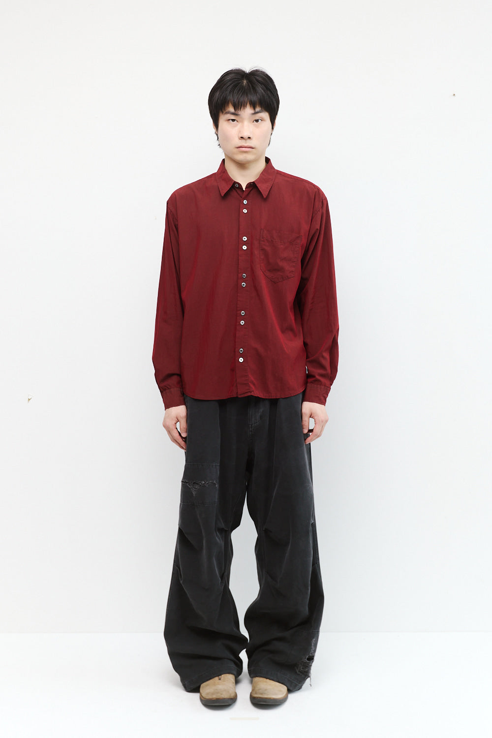 Hatchingroom - Snow Jeans Over Dyed Camo Purple (Charcoal) product image 5 | TRAB K-Fashion Australia