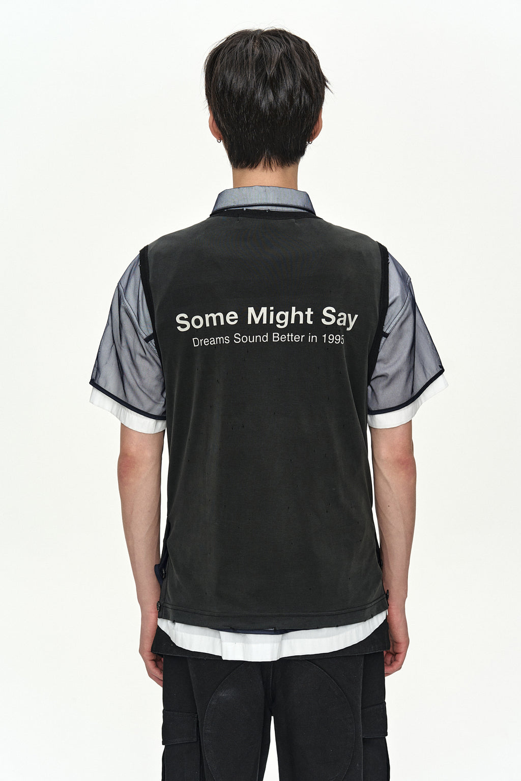 Andersson Bell - Brit Damaged Sleeveless (Charcoal) product image 4 | TRAB K-Fashion Australia