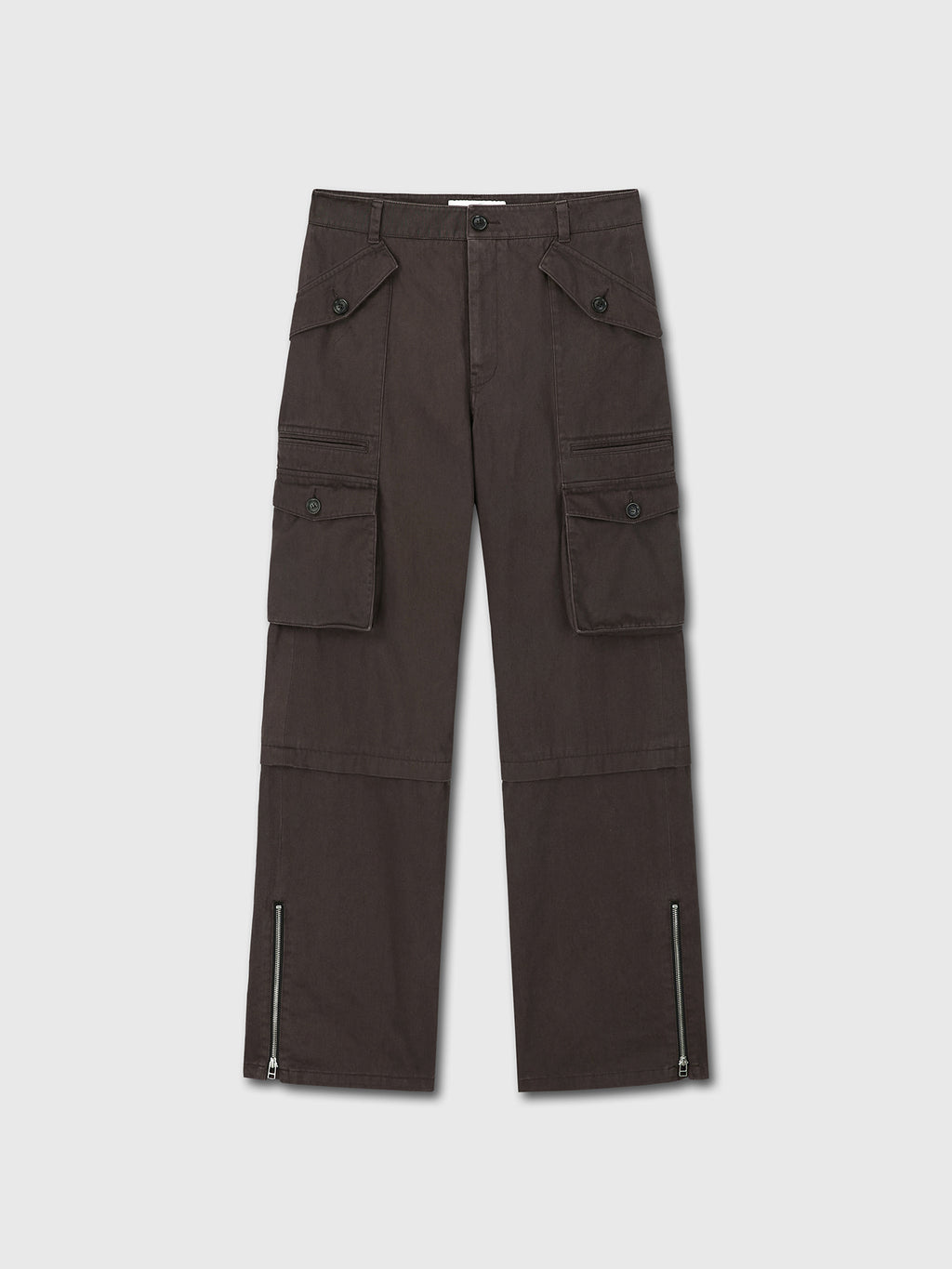 Tonywack - Garment-Washed Utility Cargo Pants (Faded Brown) product image 5 | TRAB K-Fashion Australia