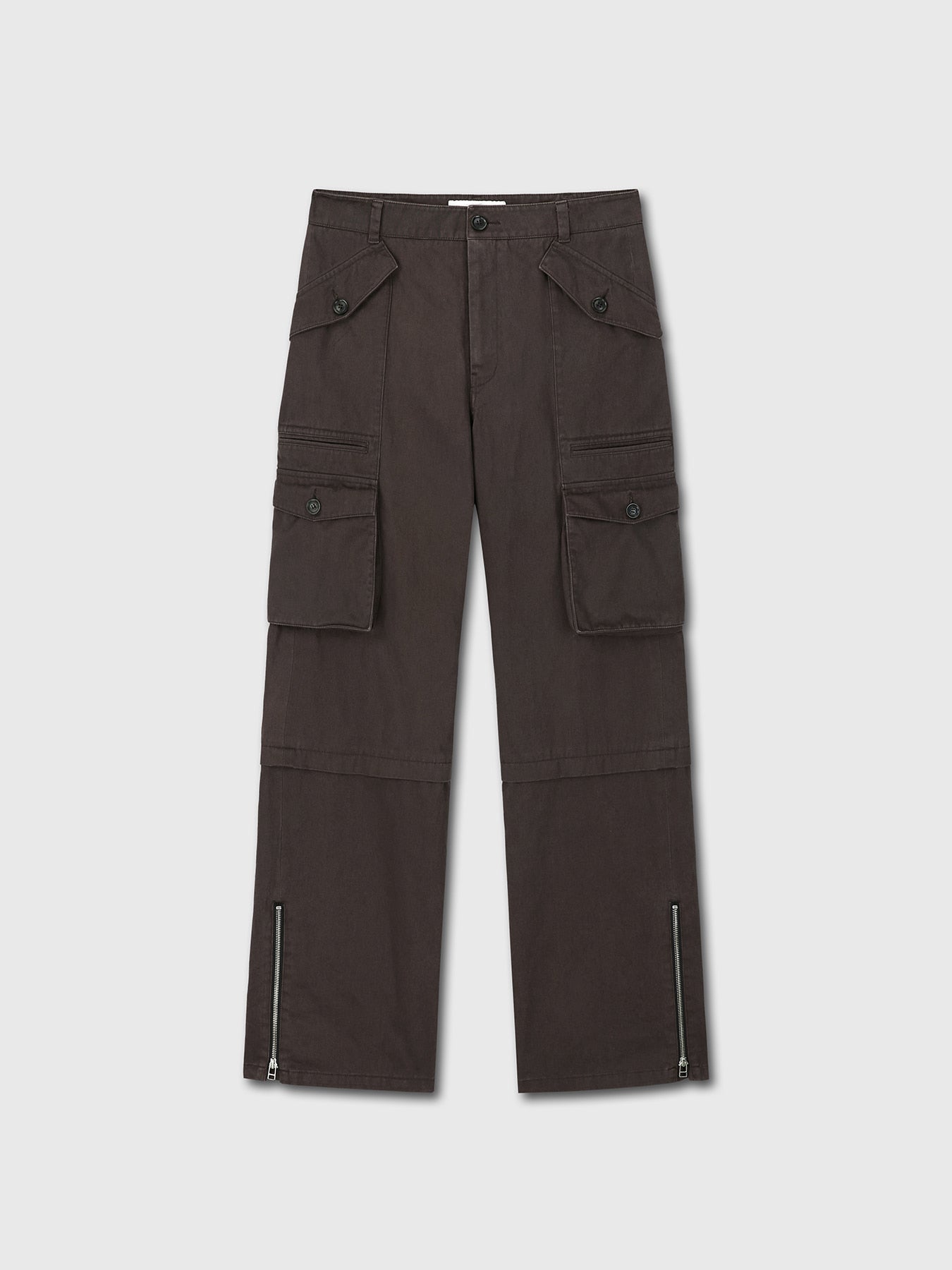 Tonywack - Garment-Washed Utility Cargo Pants (Faded Brown) product image 5 | TRAB K-Fashion Australia