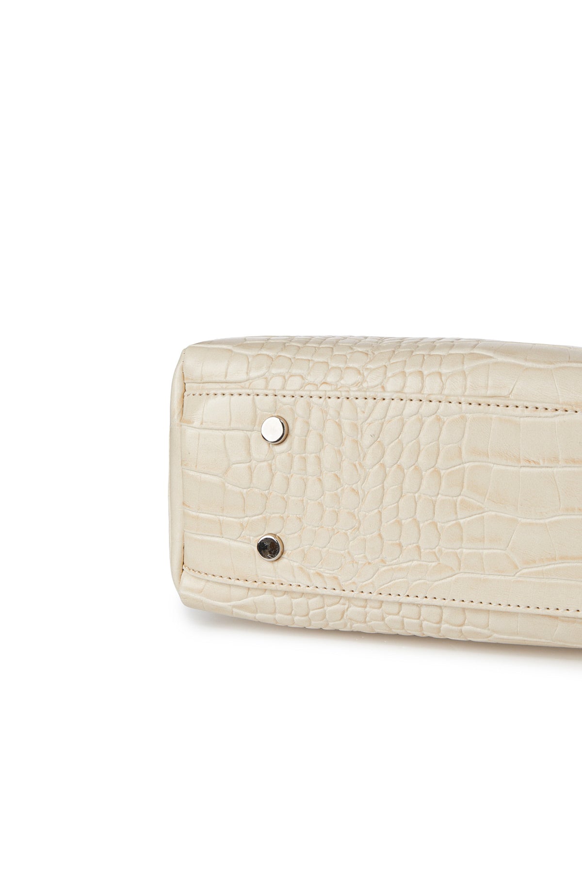 Deinet - Crocodile Pattern Two-Way Bag (Cream) product image 9 | TRAB K-Fashion Australia