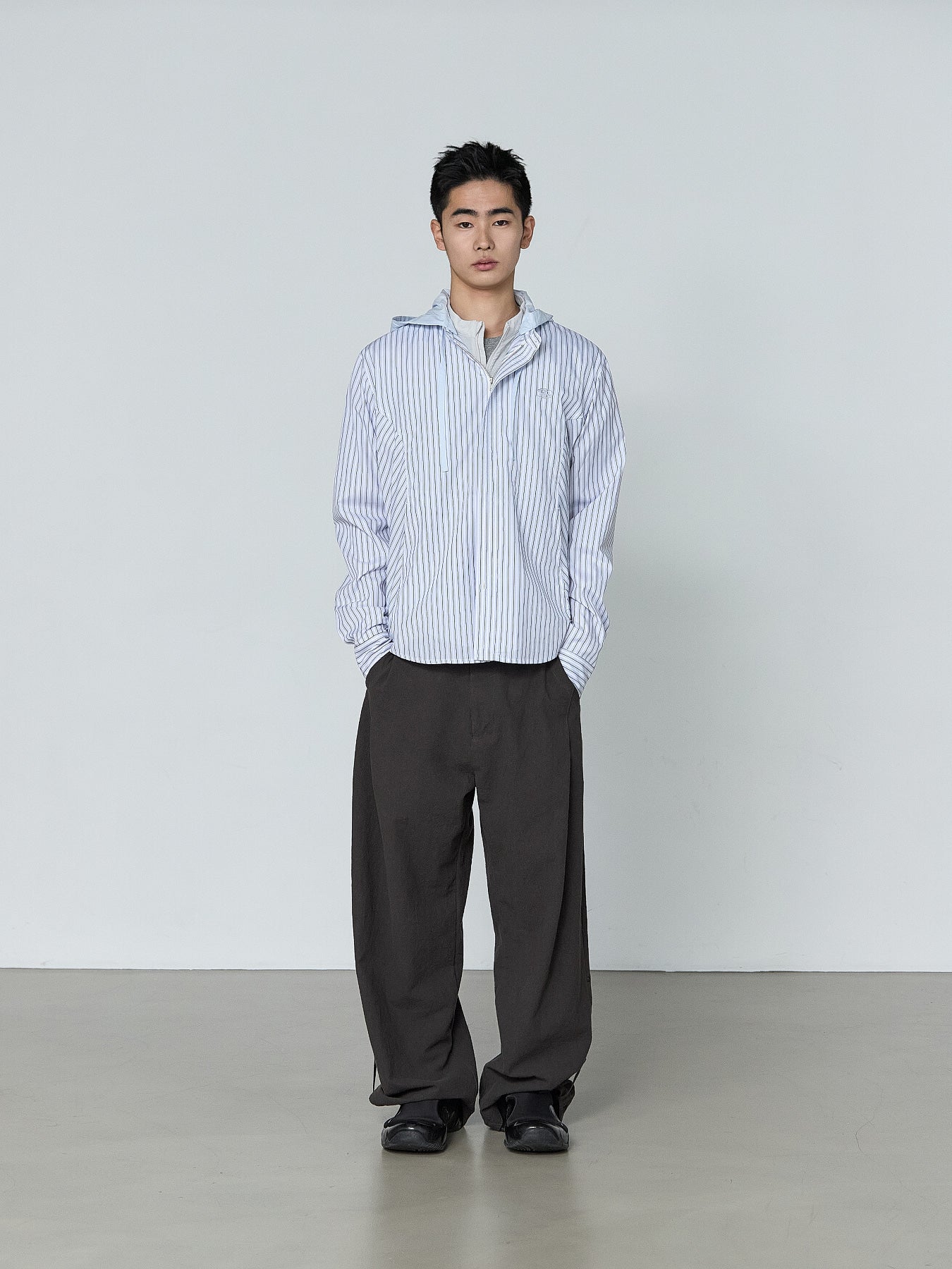 San San Gear - Weave Taped Pants (Grey) product image 2 | TRAB K-Fashion Australia