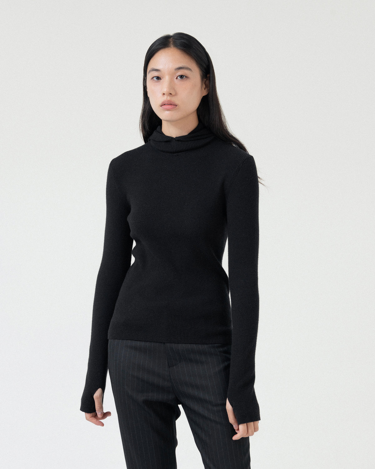 Brownyard - Hood Knit (Black) product image 1 | TRAB K-Fashion Australia