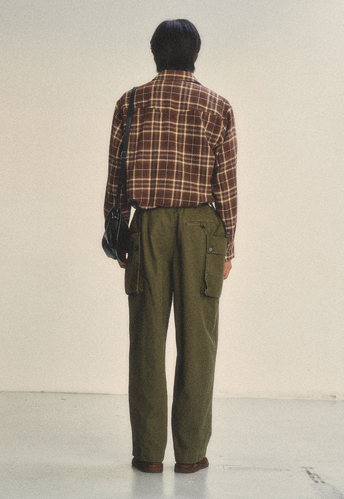 Art if acts - Washed Check Western Shirt (Brown) product image 2 | TRAB K-Fashion Australia