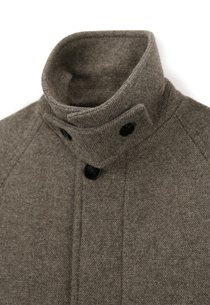 Art if acts - Balmacaan Coat (Twill Brown) product image 13 | TRAB K-Fashion Australia