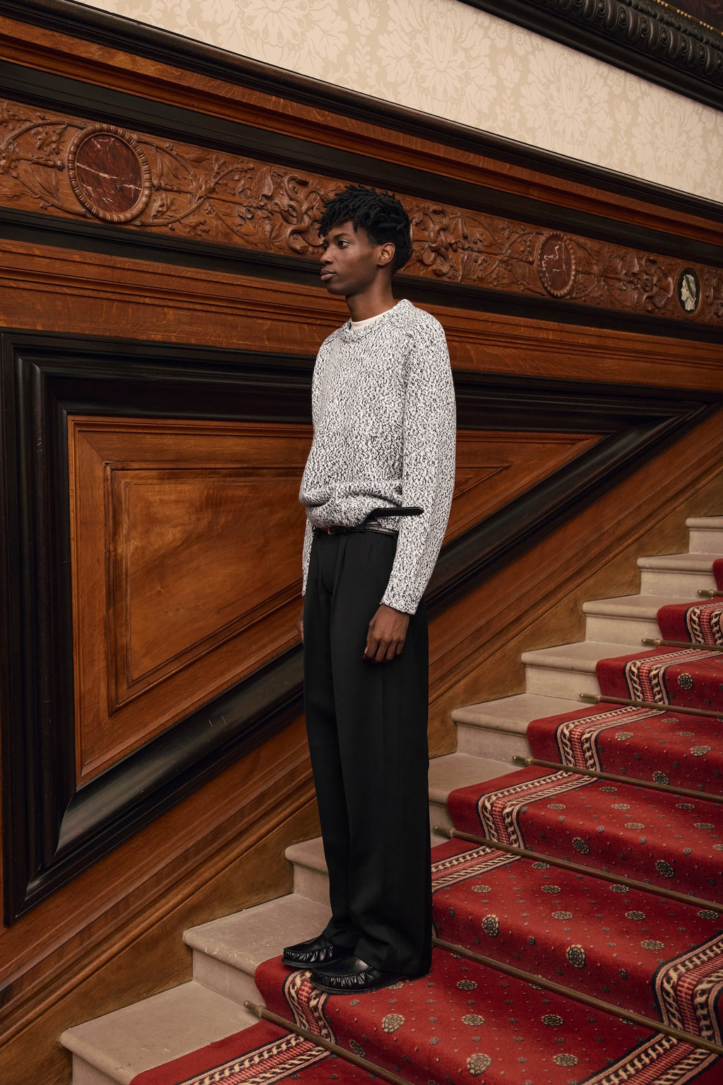 STU - Heather Round Neck Knit (OC) product image 6 | TRAB K-Fashion Australia