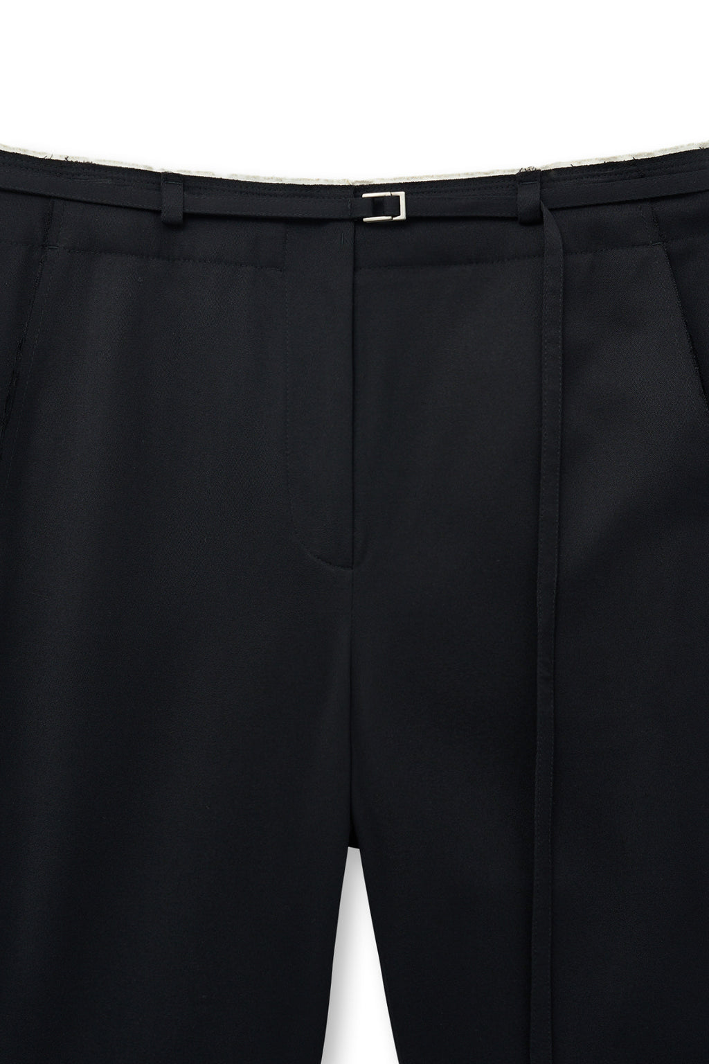 Matin Kim - Cut Out Point String Trouser (Black) product image 4 | TRAB K-Fashion Australia