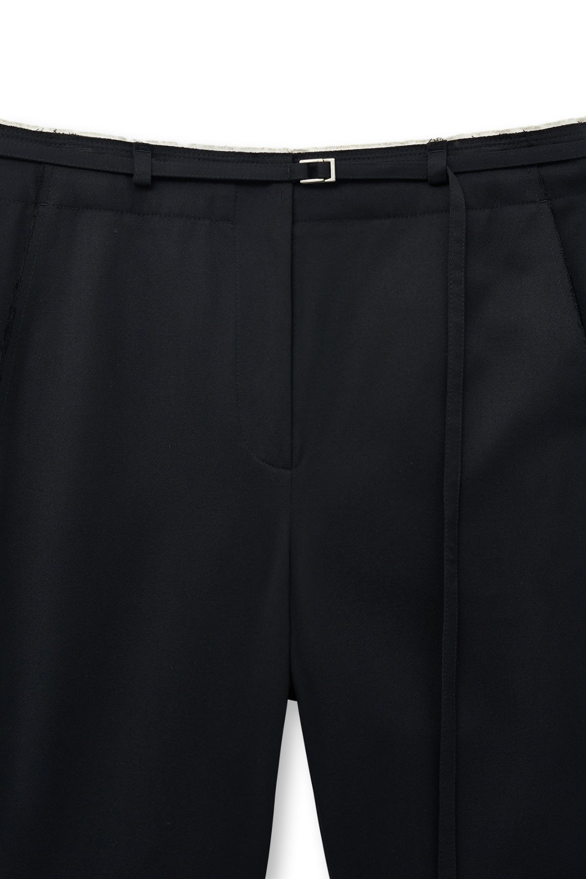 Matin Kim - Cut Out Point String Trouser (Black) product image 4 | TRAB K-Fashion Australia