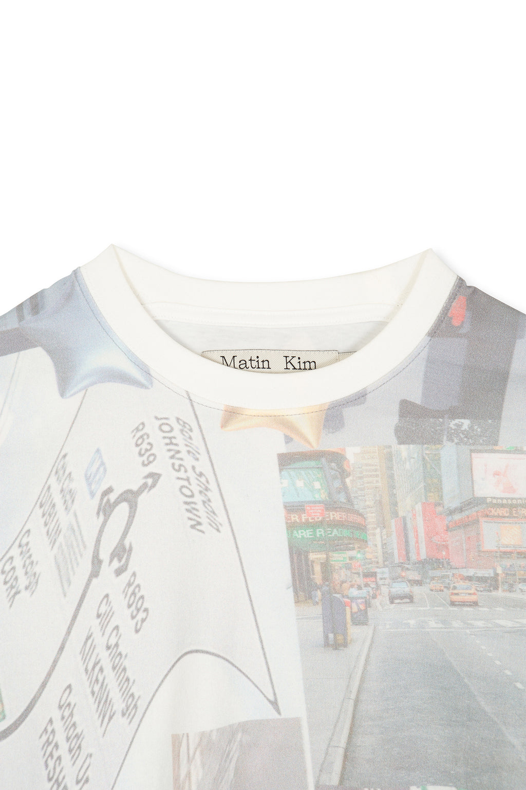 Matin Kim - Peaches Photography Crop Top (White) product image 4 | TRAB K-Fashion Australia