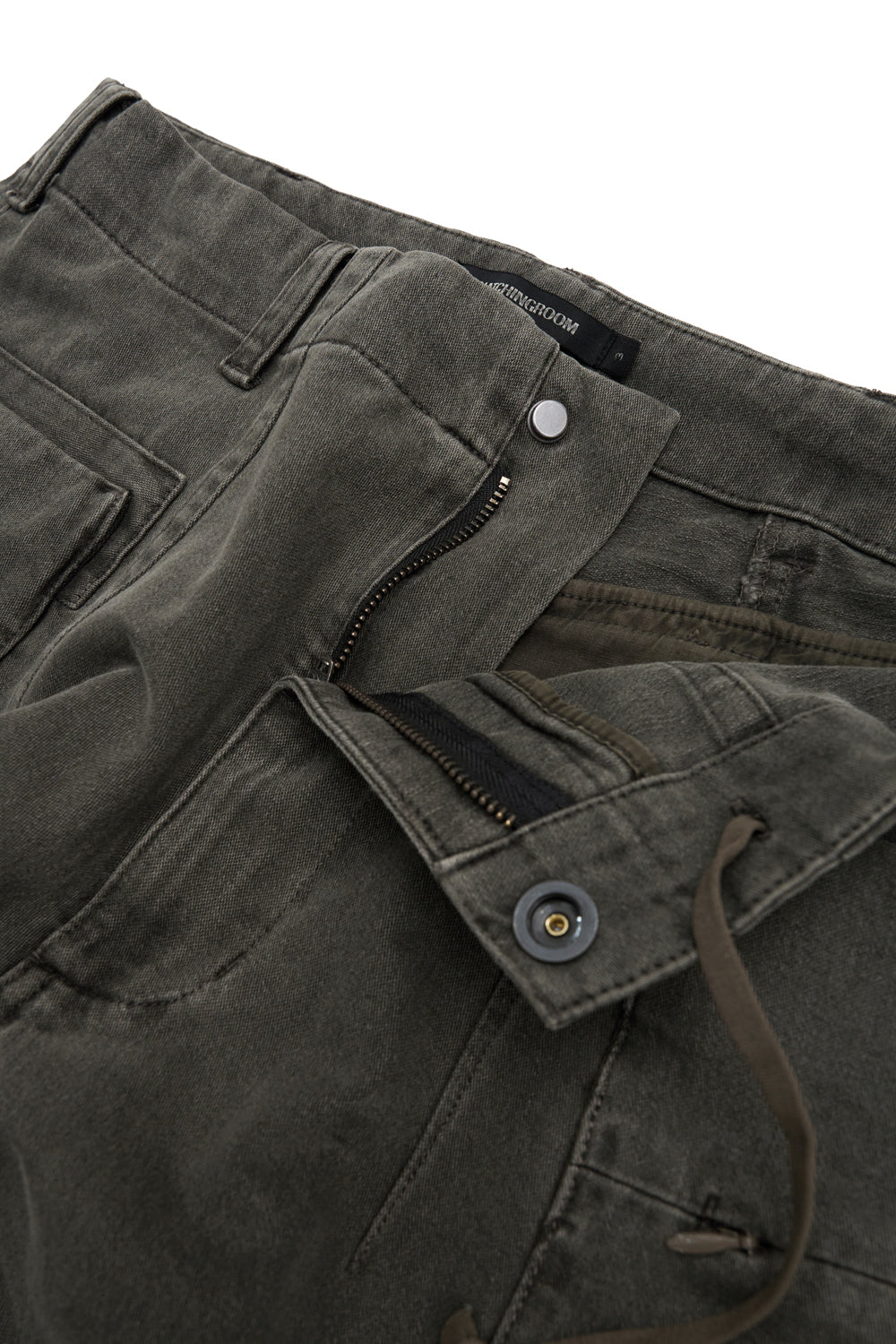 Hatchingroom - Big Cargo Pants V2 Dark (Khaki) product image 4 | TRAB K-Fashion Australia