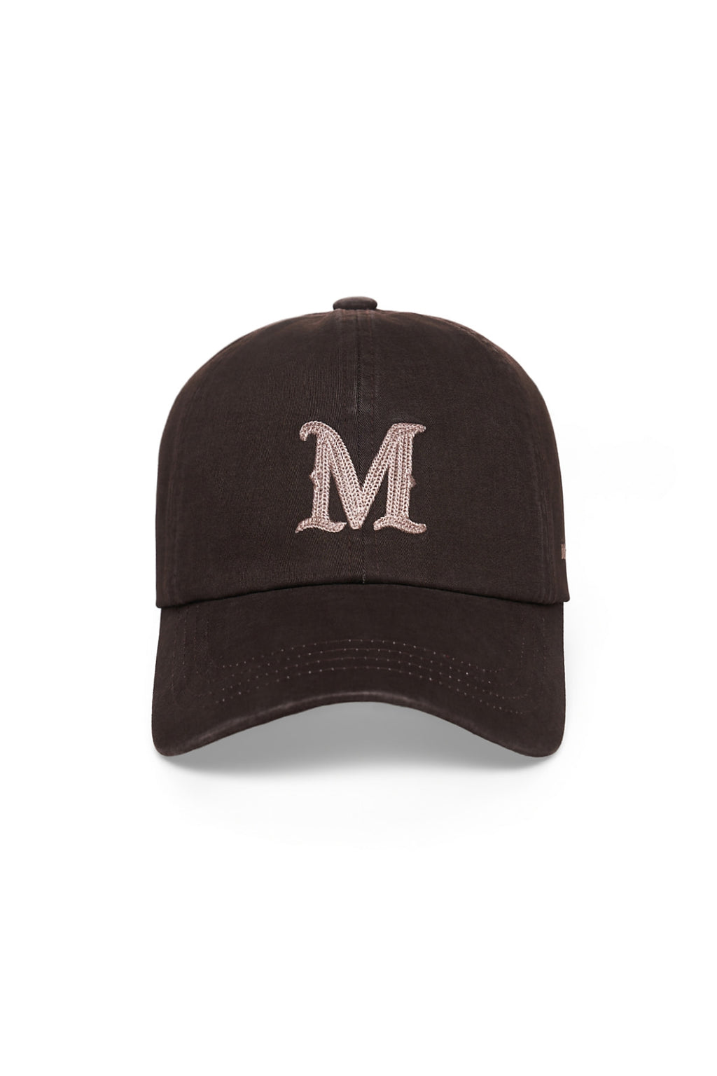 Matin Kim - Matin Initial Ball Cap (Brown) product image 1 | TRAB K-Fashion Australia