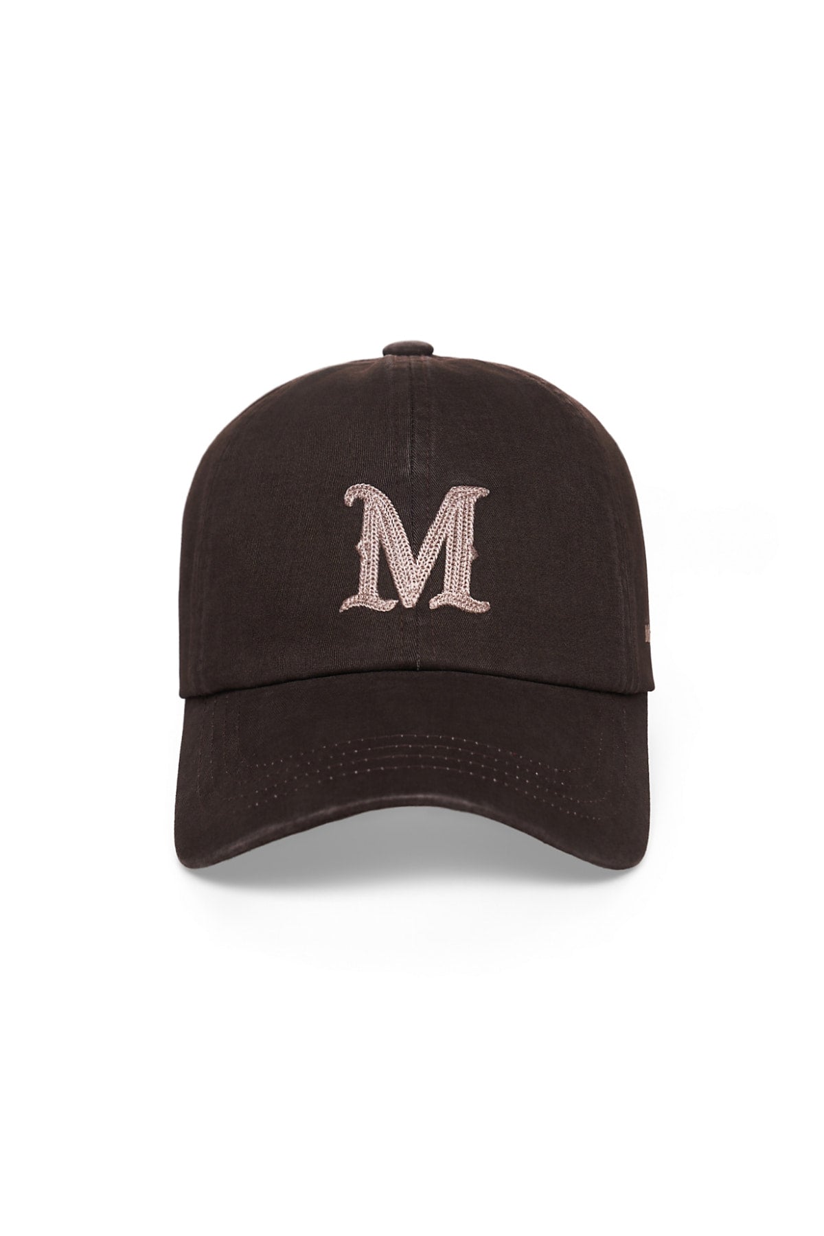 Matin Kim - Matin Initial Ball Cap (Brown) product image 1 | TRAB K-Fashion Australia