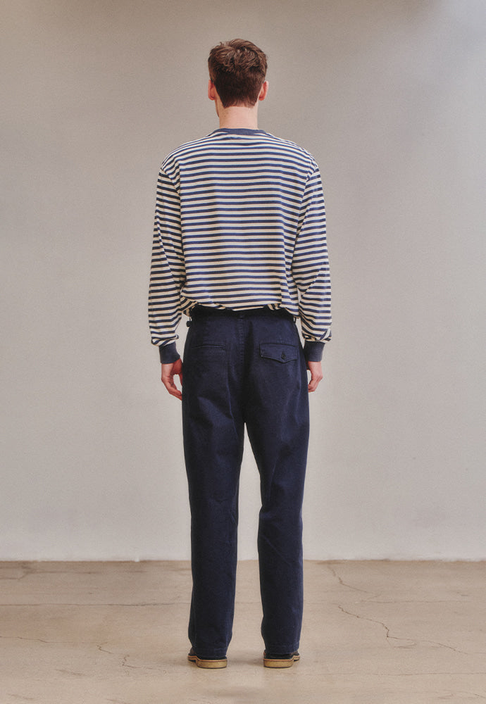 Art if acts - One Tuck Chino Pants (Dark Navy) product image 5 | TRAB K-Fashion Australia