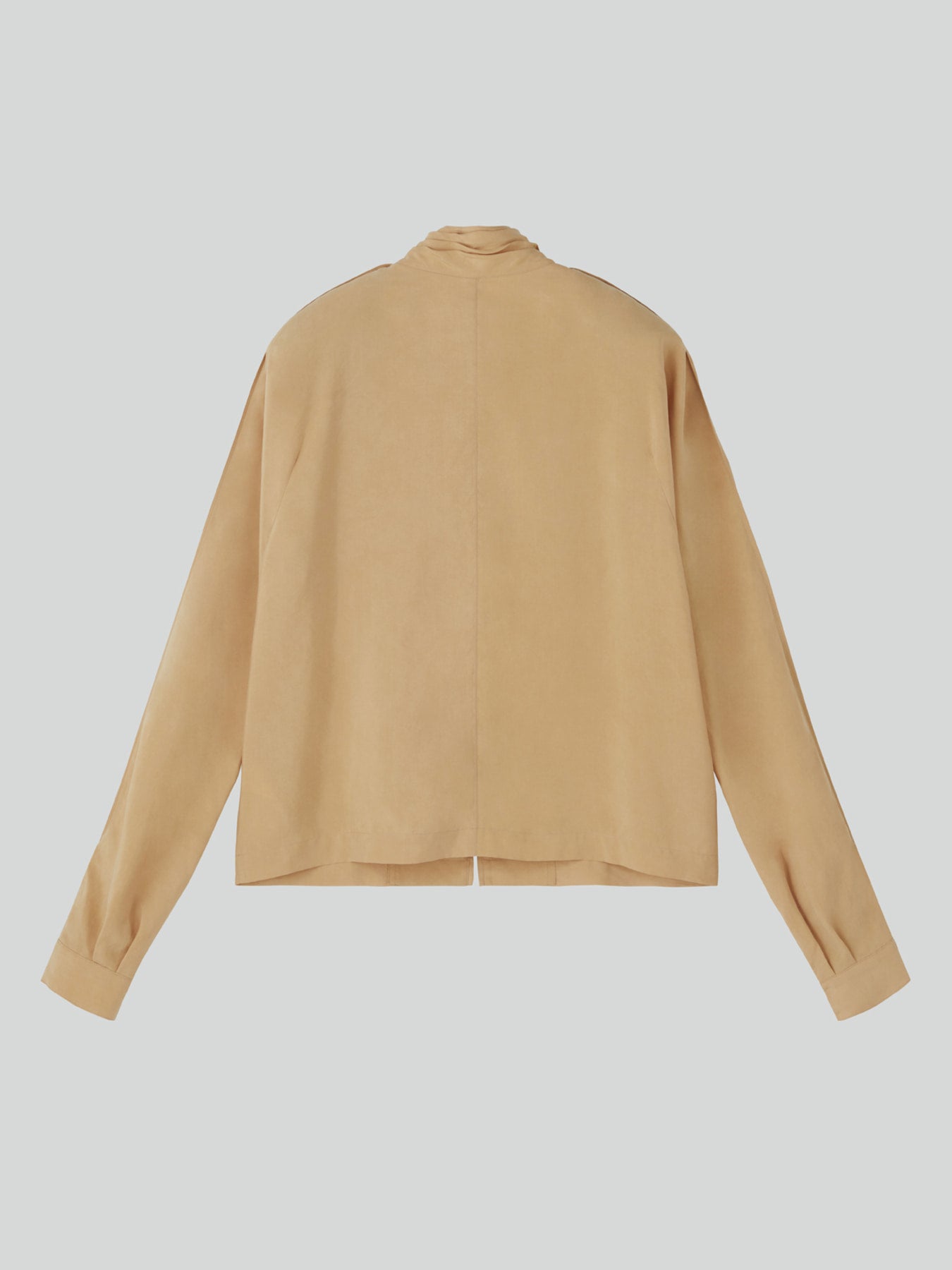 Recto - Collar Detail Fluid Zip Blouse (Yellow Beige) product image 8 | TRAB K-Fashion Australia
