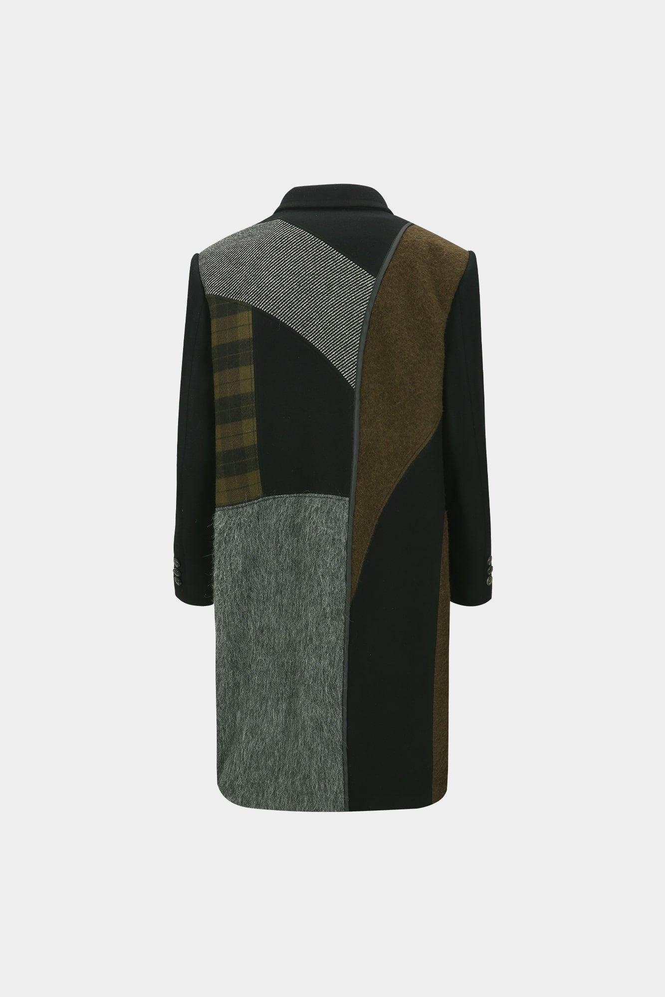 Andersson Bell - Patchwork Wool Coat (Multi) product image 10 | TRAB K-Fashion Australia