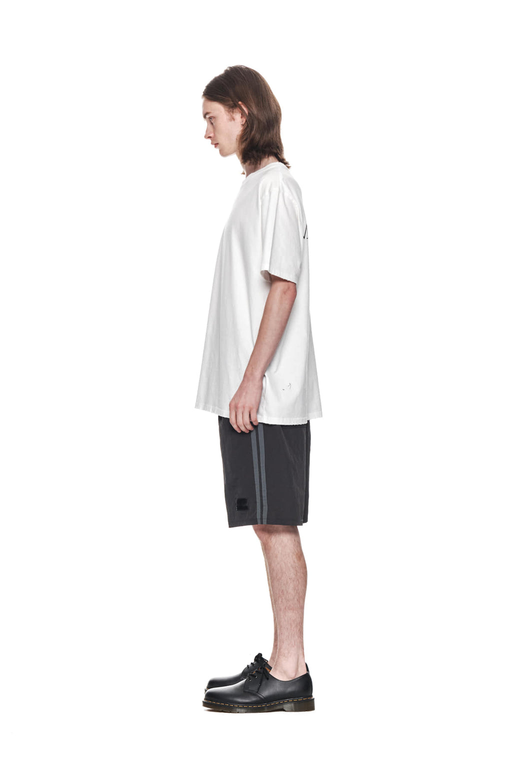 Matin Kim - Side Point Nylon Half Shorts (Black) product image 6 | TRAB K-Fashion Australia