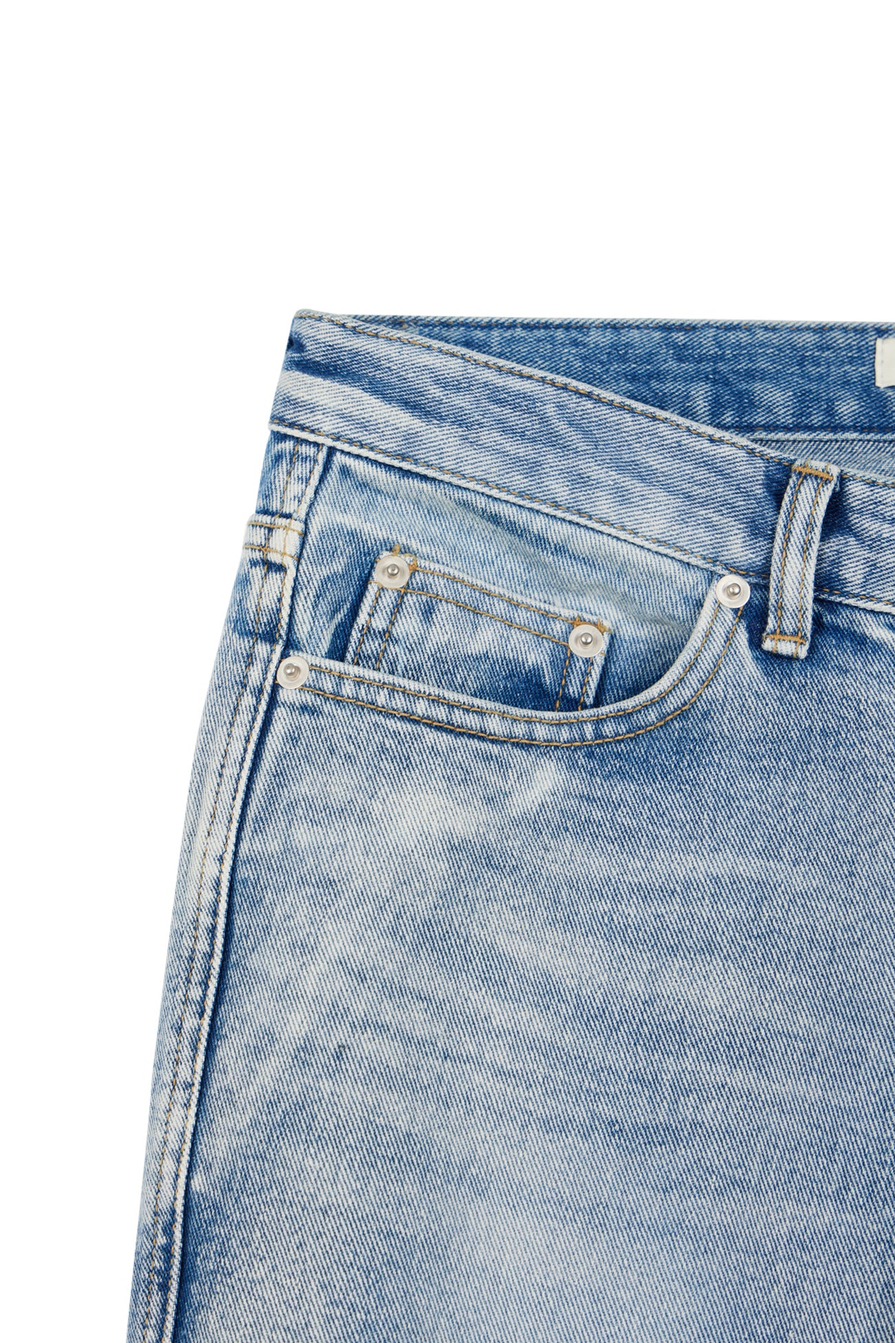 Deinet - Ripped Damage Boots Cut Denim (Blue) product image 13 | TRAB K-Fashion Australia