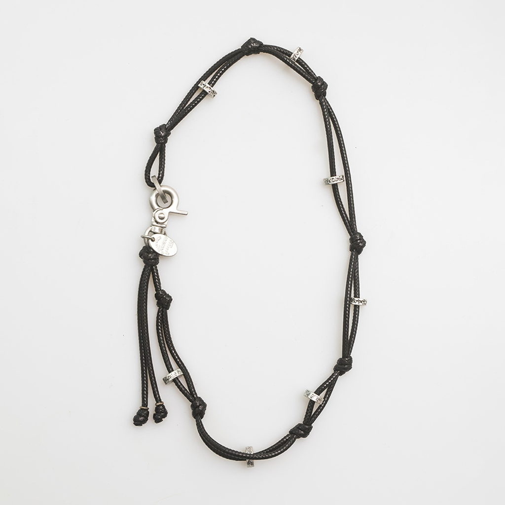 Towtow Archive - Monda Metal Cord Necklace (Black) product image 1 | TRAB K-Fashion Australia