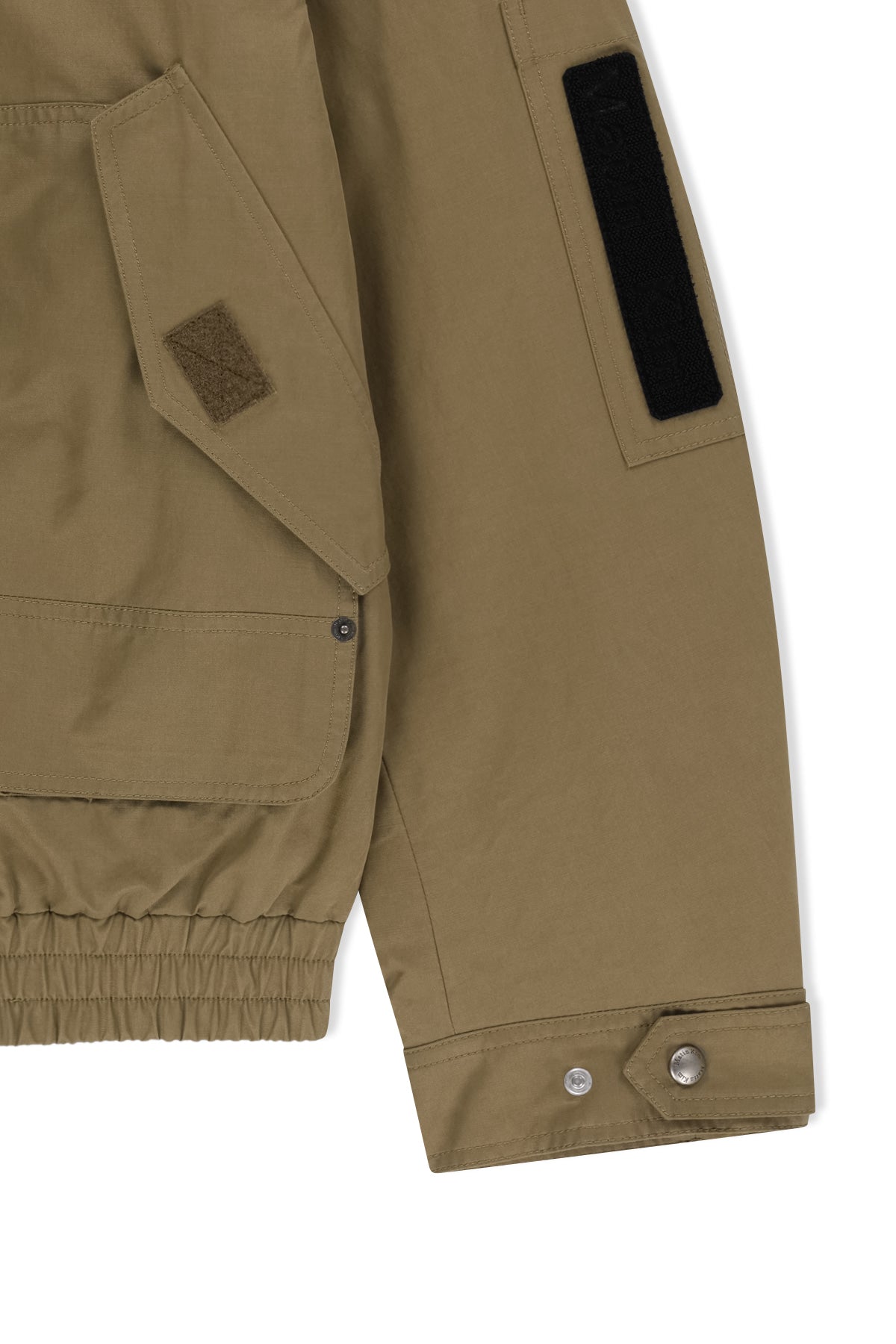 Matin Kim - Buckle High Neck Utility Jumper (Khaki) product image 5 | TRAB K-Fashion Australia