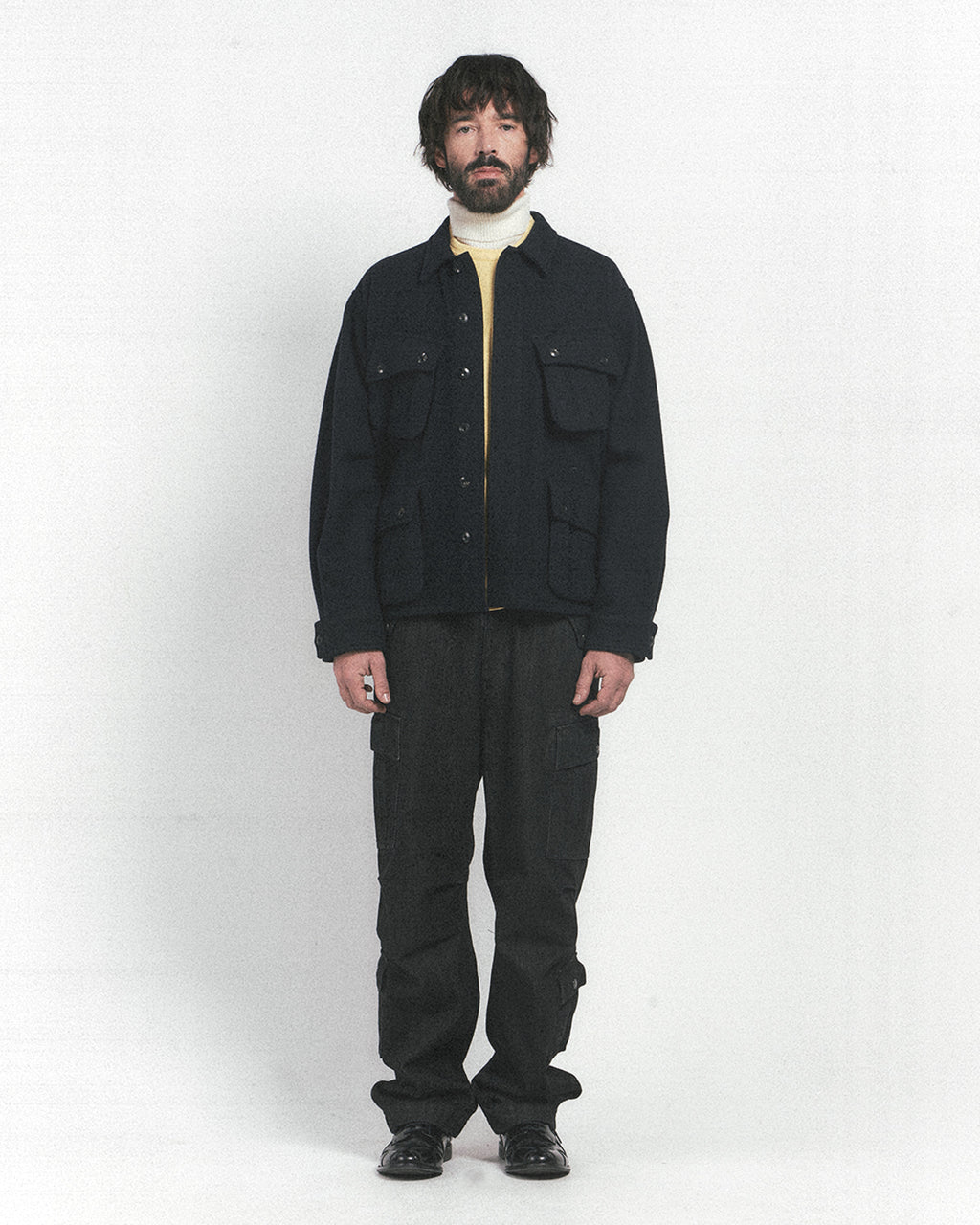 Eastlogue - Jungle Fatigue Jacket (D.navy Wool) product image 4 | TRAB K-Fashion Australia