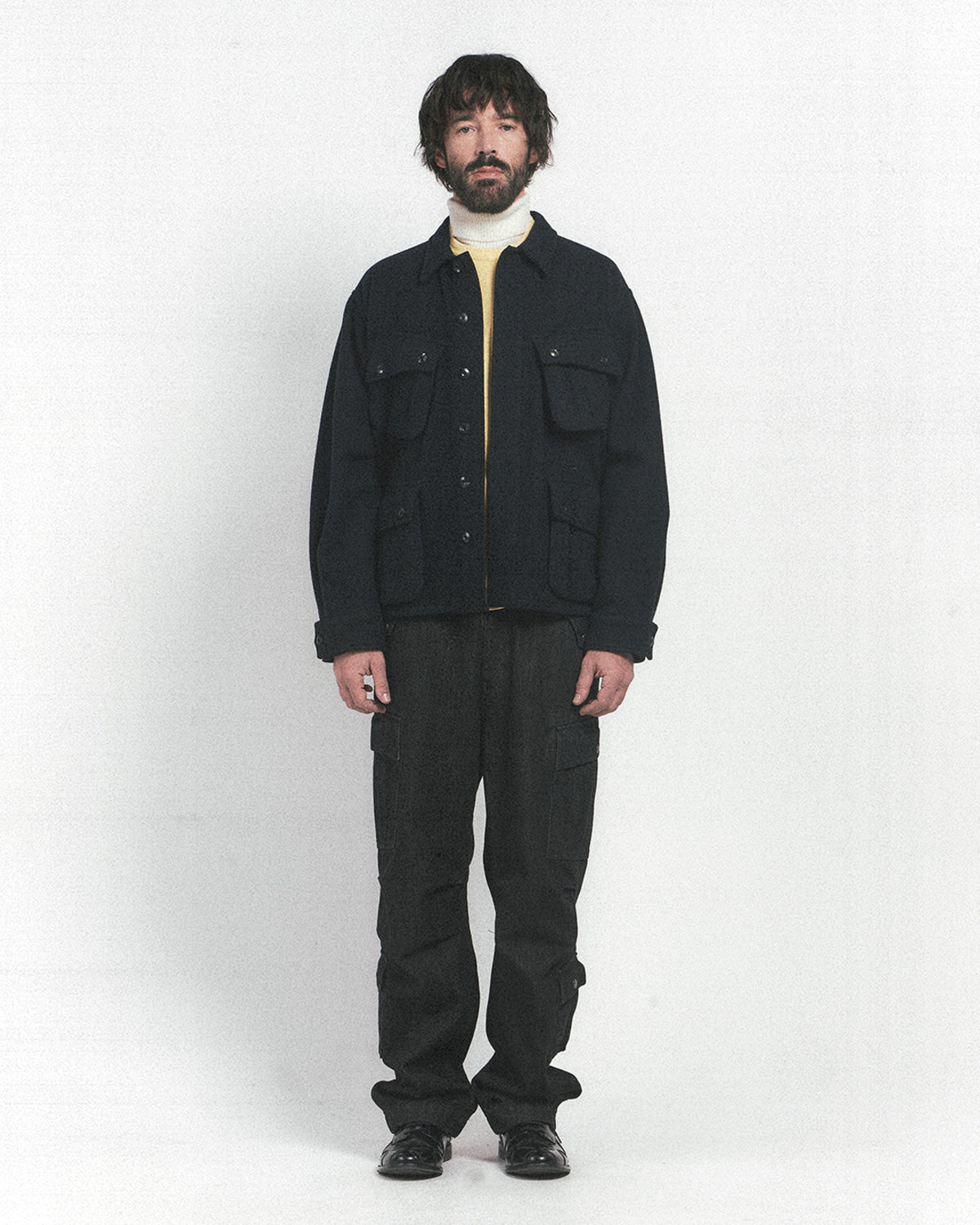 Eastlogue - Jungle Fatigue Jacket (D.navy Wool) product image 4 | TRAB K-Fashion Australia