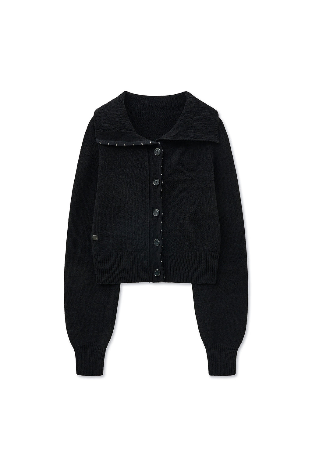 Matin Kim - Hook Point Two Way Cross Cardigan (Black) product image 1 | TRAB K-Fashion Australia