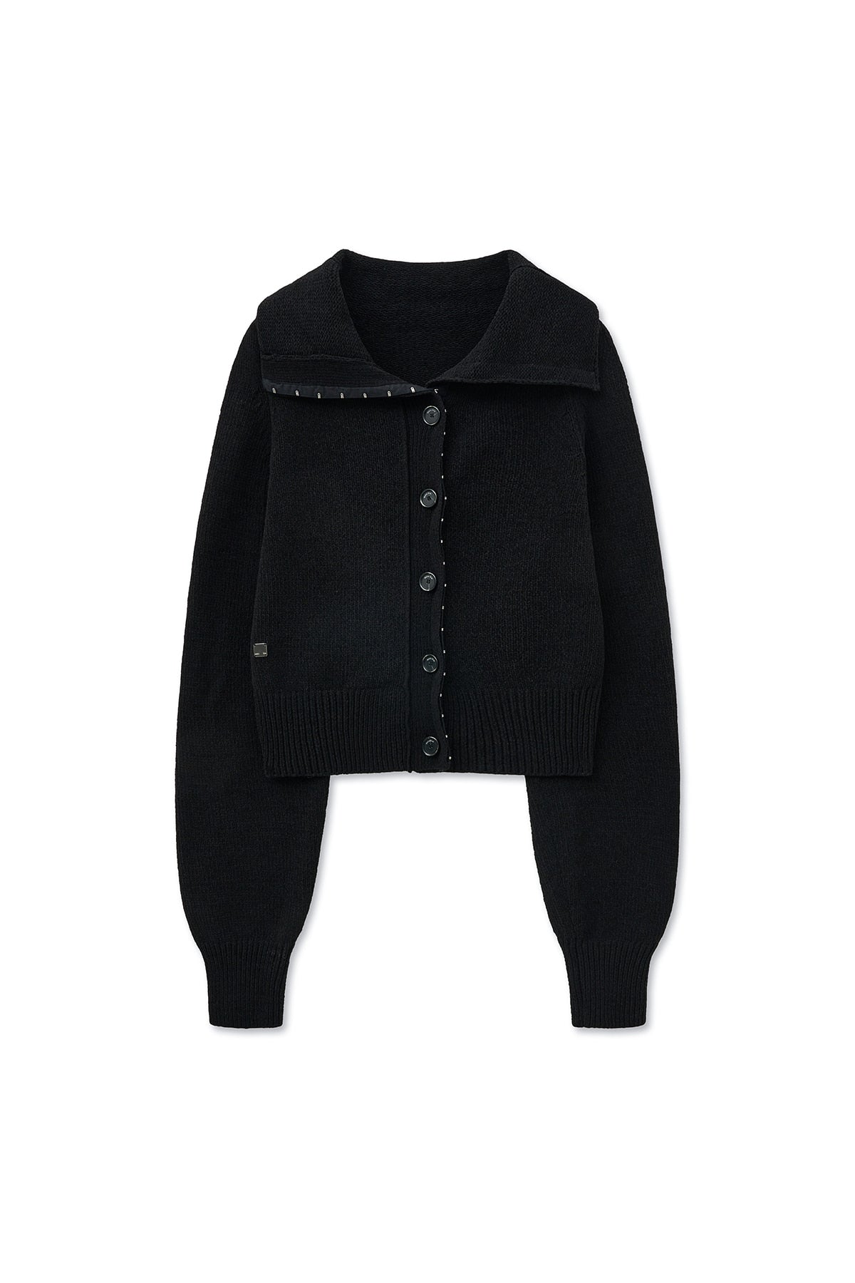 Matin Kim - Hook Point Two Way Cross Cardigan (Black) product image 1 | TRAB K-Fashion Australia