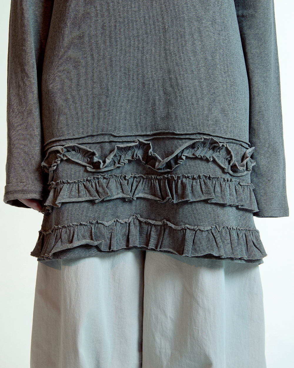 Coyseio - Bottom Multiple Frill Dress (Brown) product image 9 | TRAB K-Fashion Australia