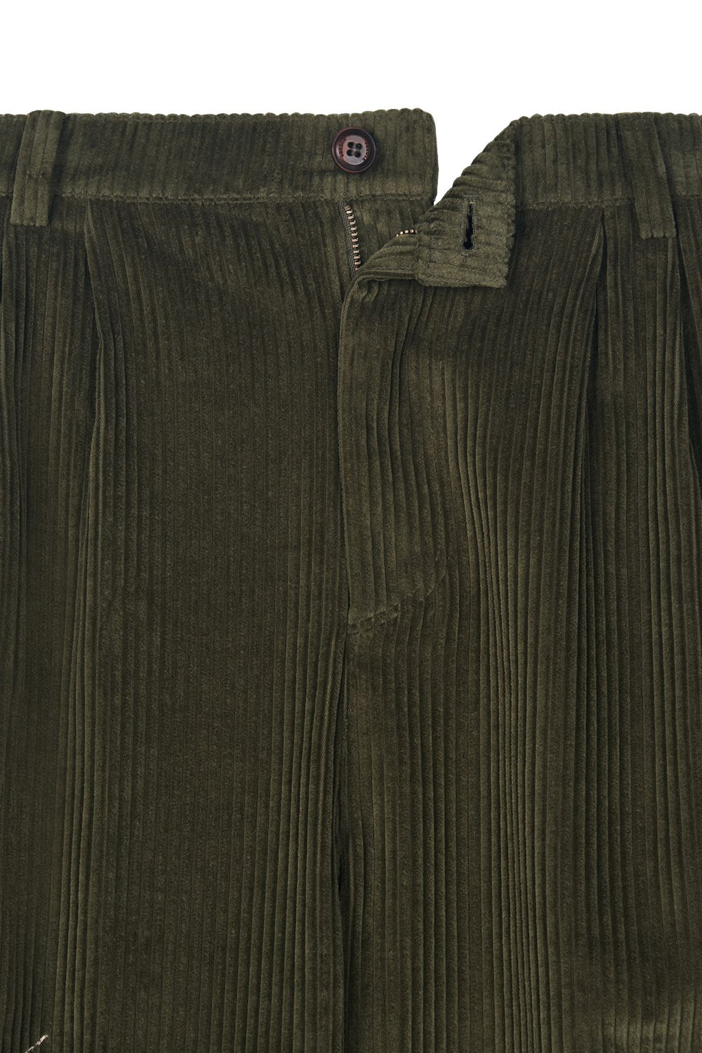 Ioedle - Argyle Kite Stem Corduroy Pants (Olive) product image 4 | TRAB K-Fashion Australia