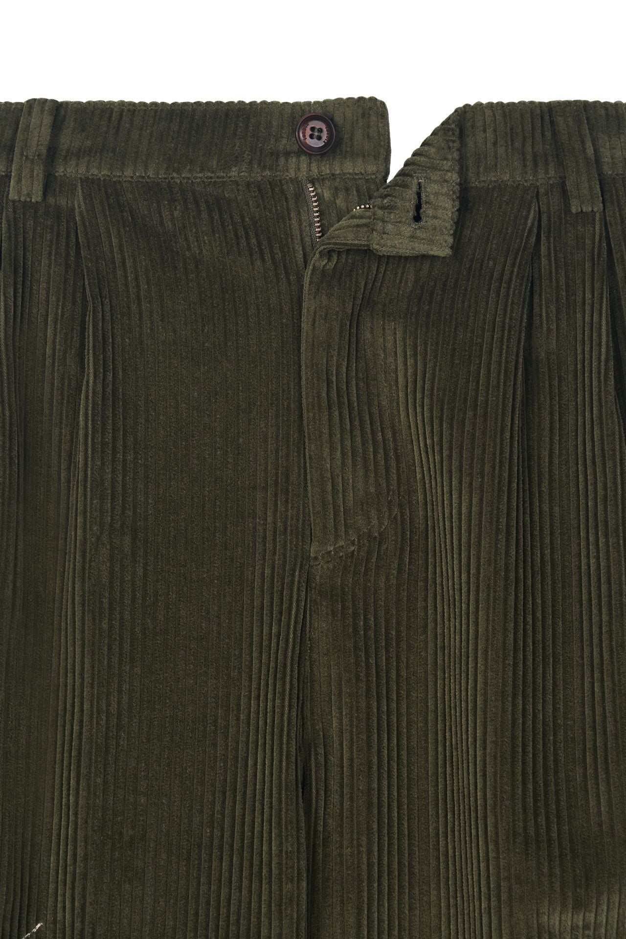Ioedle - Argyle Kite Stem Corduroy Pants (Olive) product image 4 | TRAB K-Fashion Australia