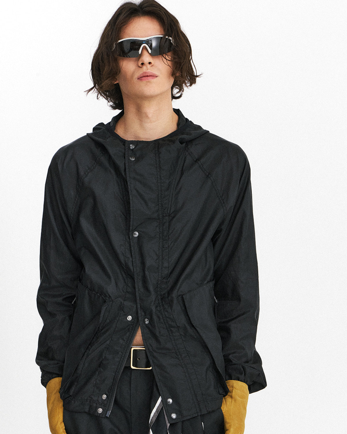 Eastlogue - Wind Block Birdman Jumper (Black Ripstop) product image 3 | TRAB K-Fashion Australia