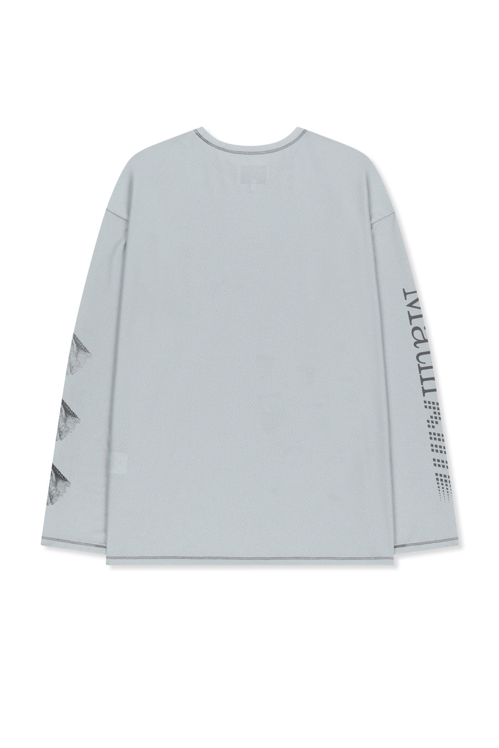 Matin Kim - Matin Pace Graffiti Covered Top (Grey) product image 2 | TRAB K-Fashion Australia