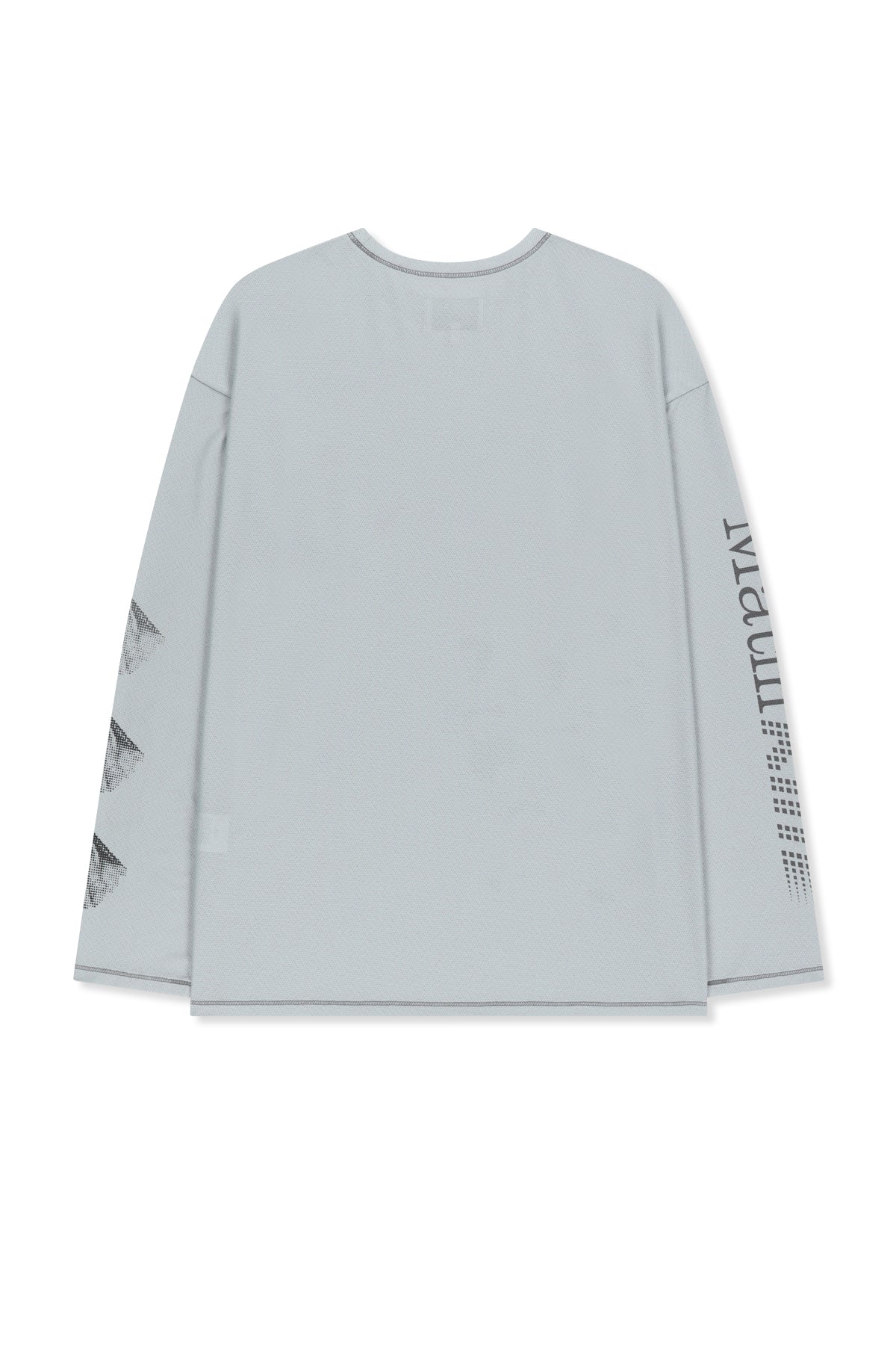 Matin Kim - Matin Pace Graffiti Covered Top (Grey) product image 2 | TRAB K-Fashion Australia