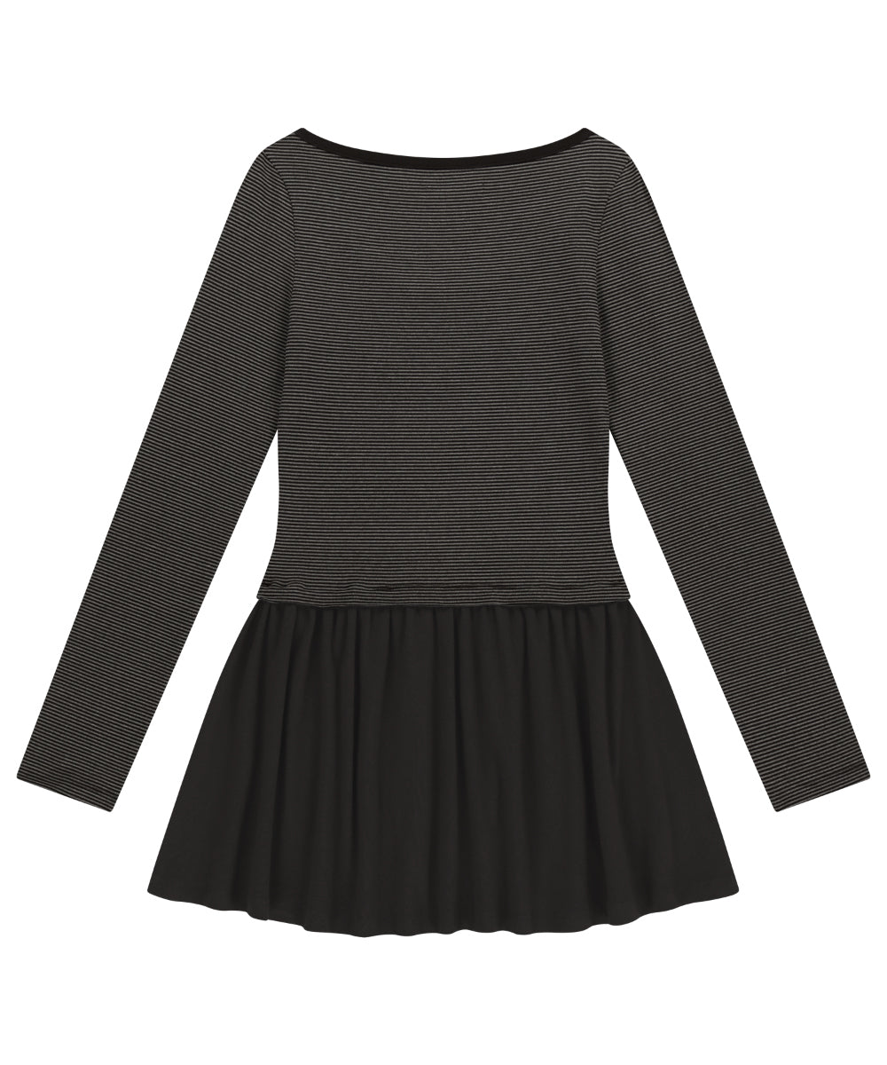 Coyseio - Coy Stripe Dress (Brown) product image 16 | TRAB K-Fashion Australia