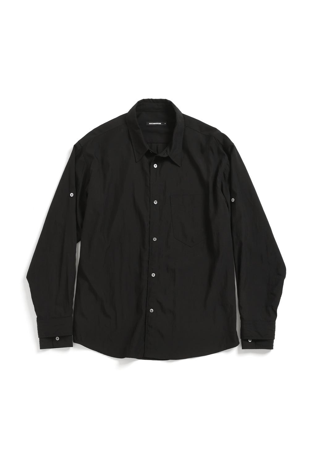 Hatchingroom - Double Sleeve Shirt (Black) product image 1 | TRAB K-Fashion Australia