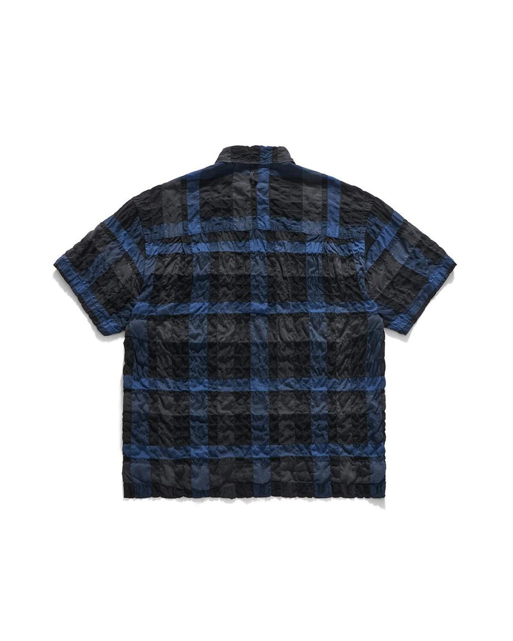 Eastlogue - Comfy Half Shirts (Navy Check) product image 2 | TRAB K-Fashion Australia