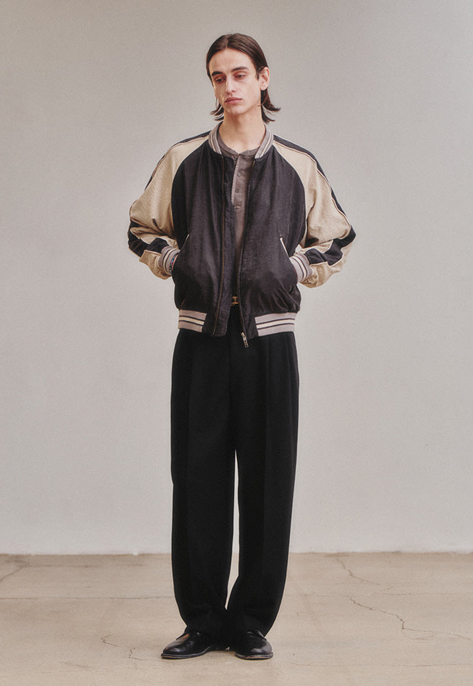 Art if acts - Vintage Souvenir Jacket (Black/Mud) product image 2 | TRAB K-Fashion Australia