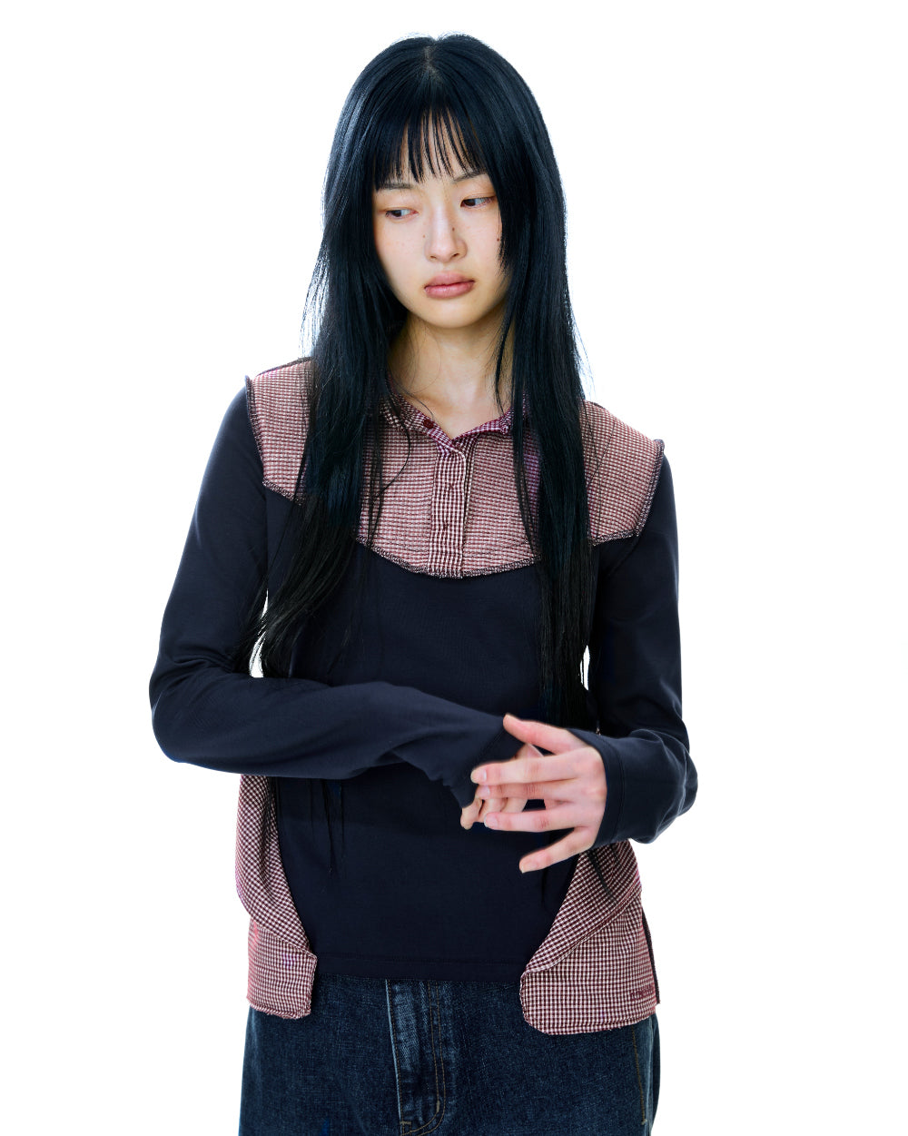 Coyseio - Deep Denim Pants (Navy) product image 3 | TRAB K-Fashion Australia