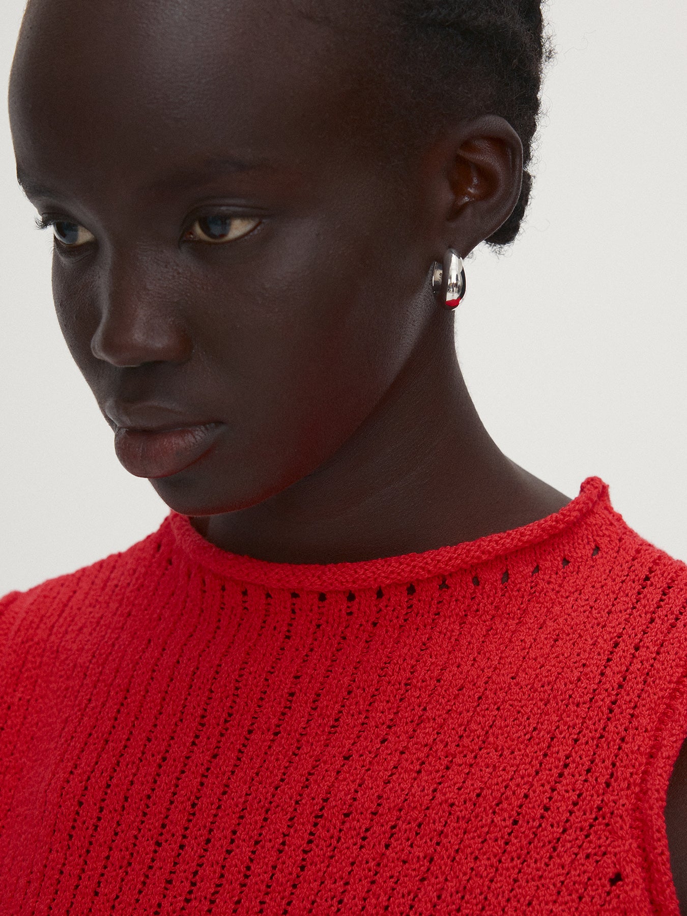 Tonywack - Cotton Twisted Sleeveless Knit (Red) product image 6 | TRAB K-Fashion Australia